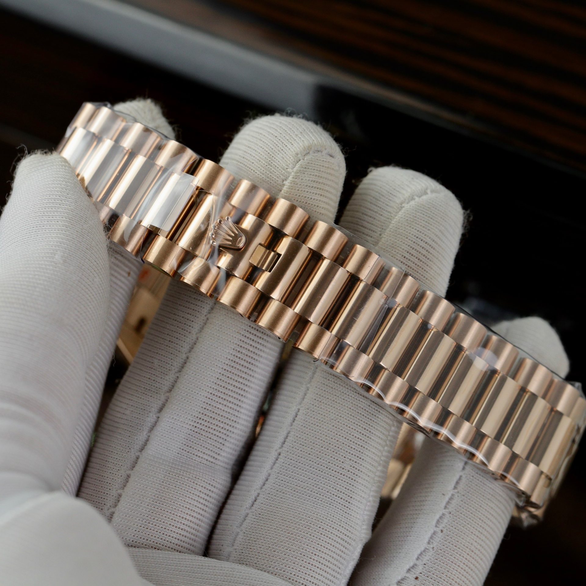 Rolex Clone Watch Day-Date Dial Gray Ombre 185 Grams QF Factory 40mm - Soul Replicas