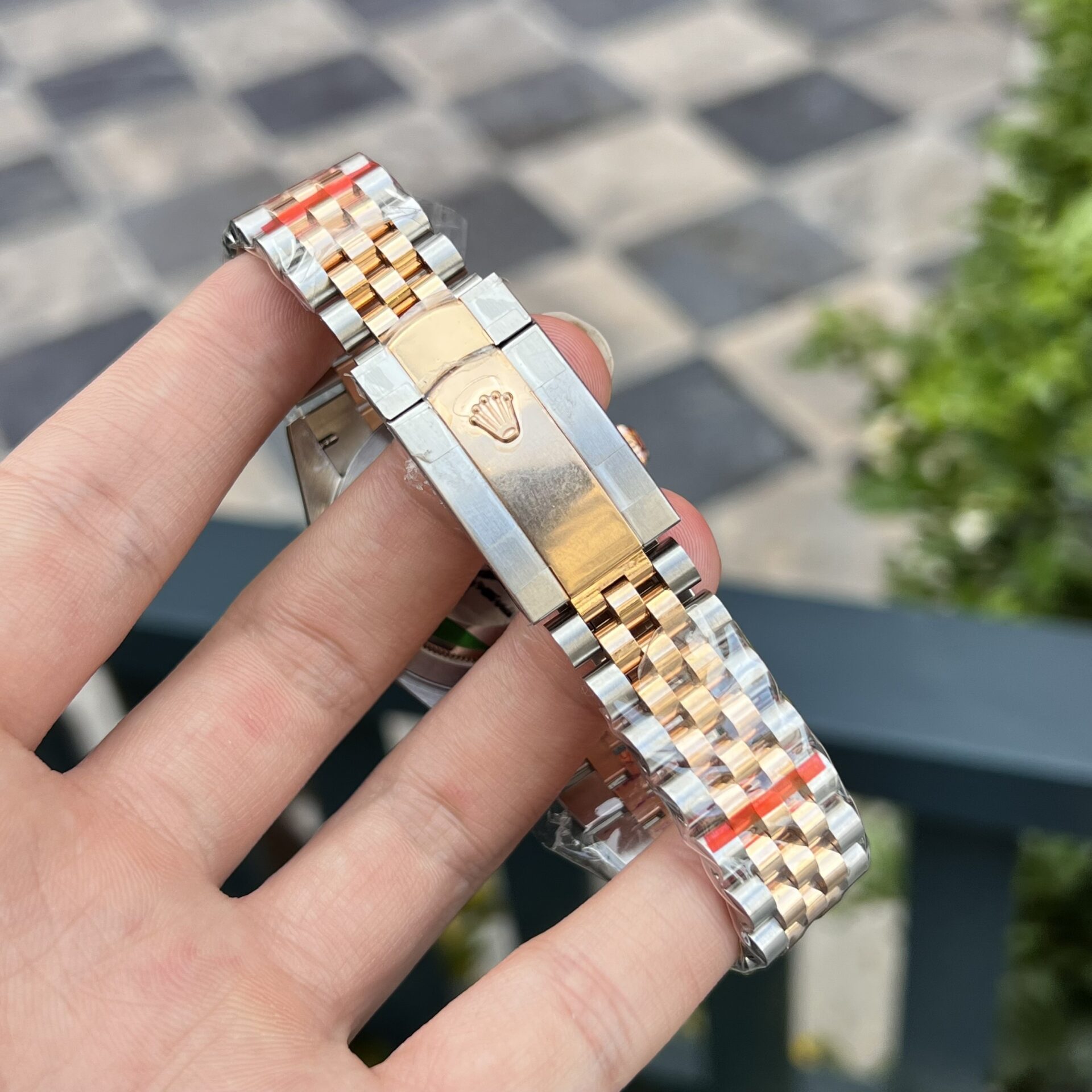 Rolex DateJust Replica Watch 18K Rose Gold Wrapped Chocolate Dial GMF 41mm - Soul Replicas