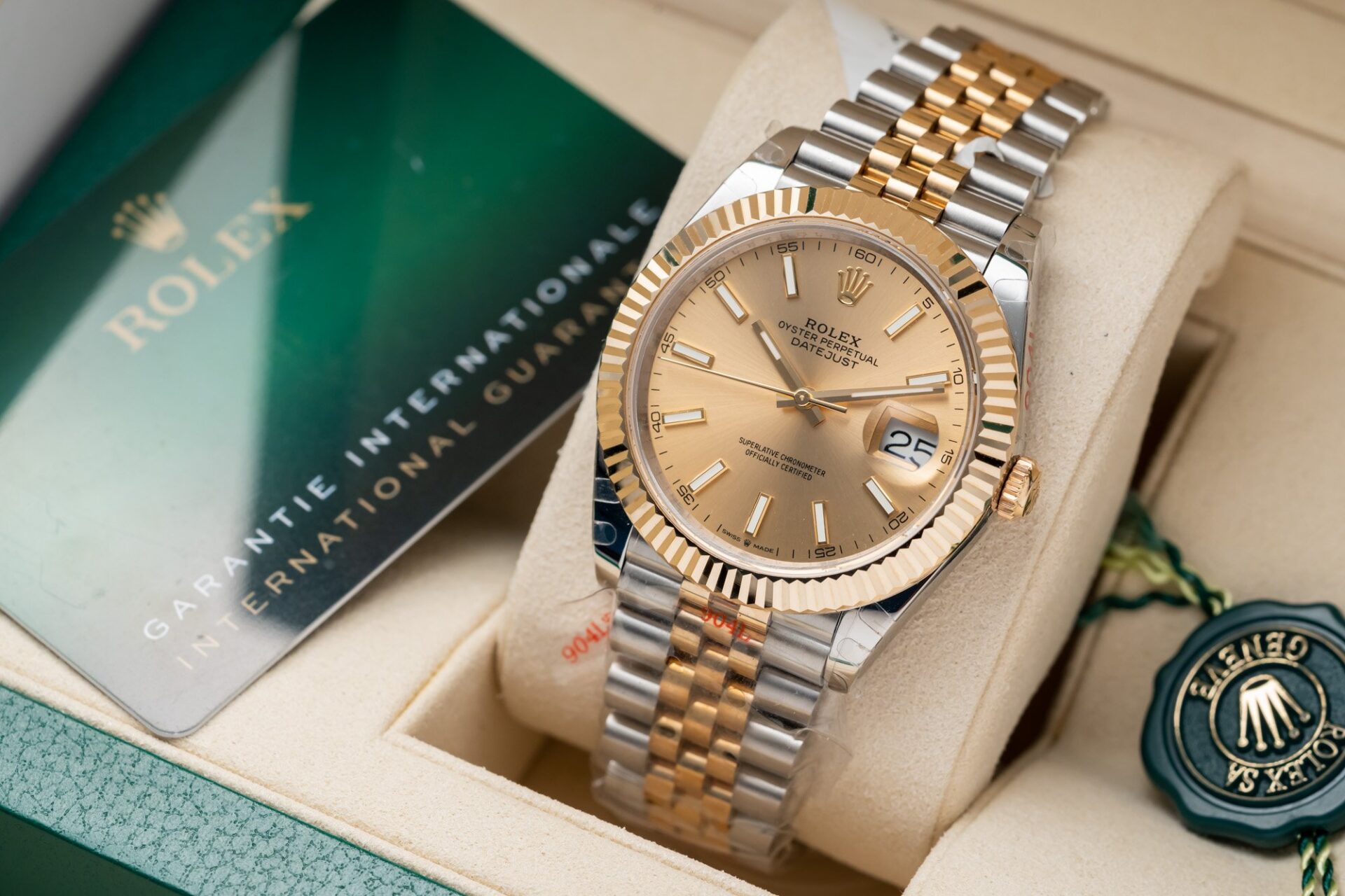Rolex DateJust Replica Watch Jubilee Strap Gold Wrapped GM Factory 41mm - Soul Replicas