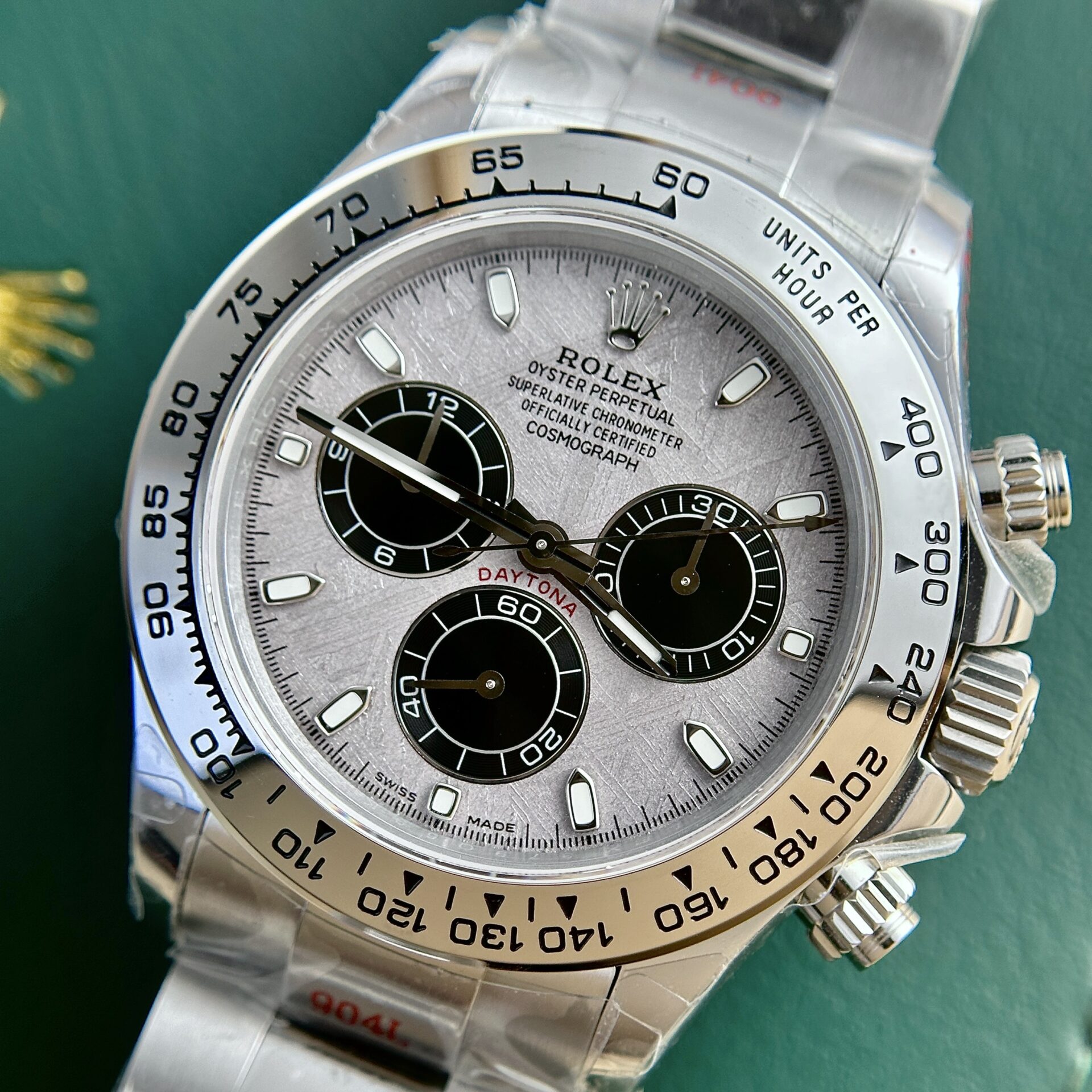 Rolex Cosmograph Daytona 116509 Replica Watch Refined Meteorite Dial 40mm - Soul Replicas