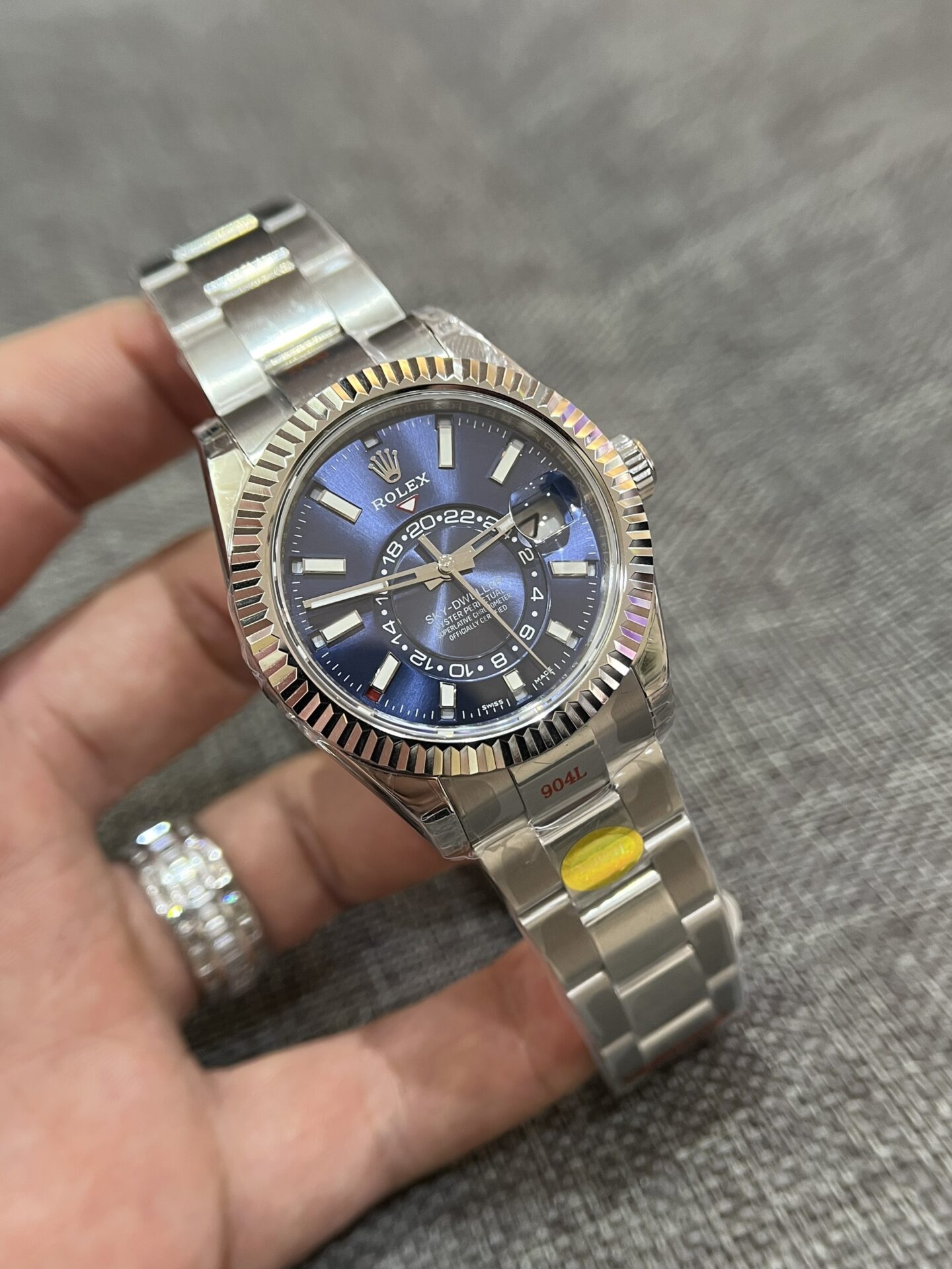 Rolex Sky Dweller 326935 Blue Dial Replica 1:1 Watch Noob Factory 42mm - Soul Replicas