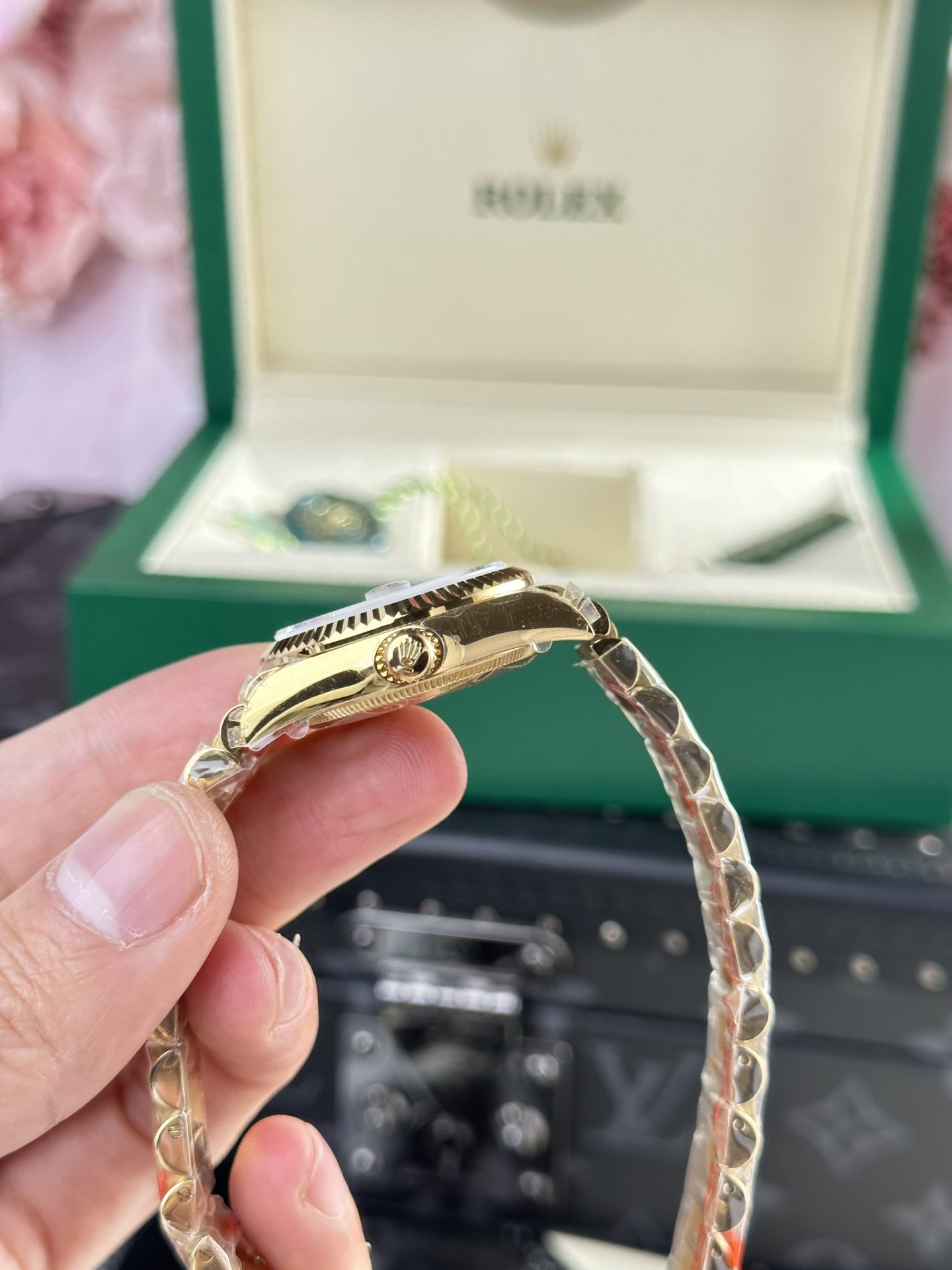 Rolex Replica Watch DateJust 278288 Olive Flower Pattern Dial 31mm - Soul Replicas