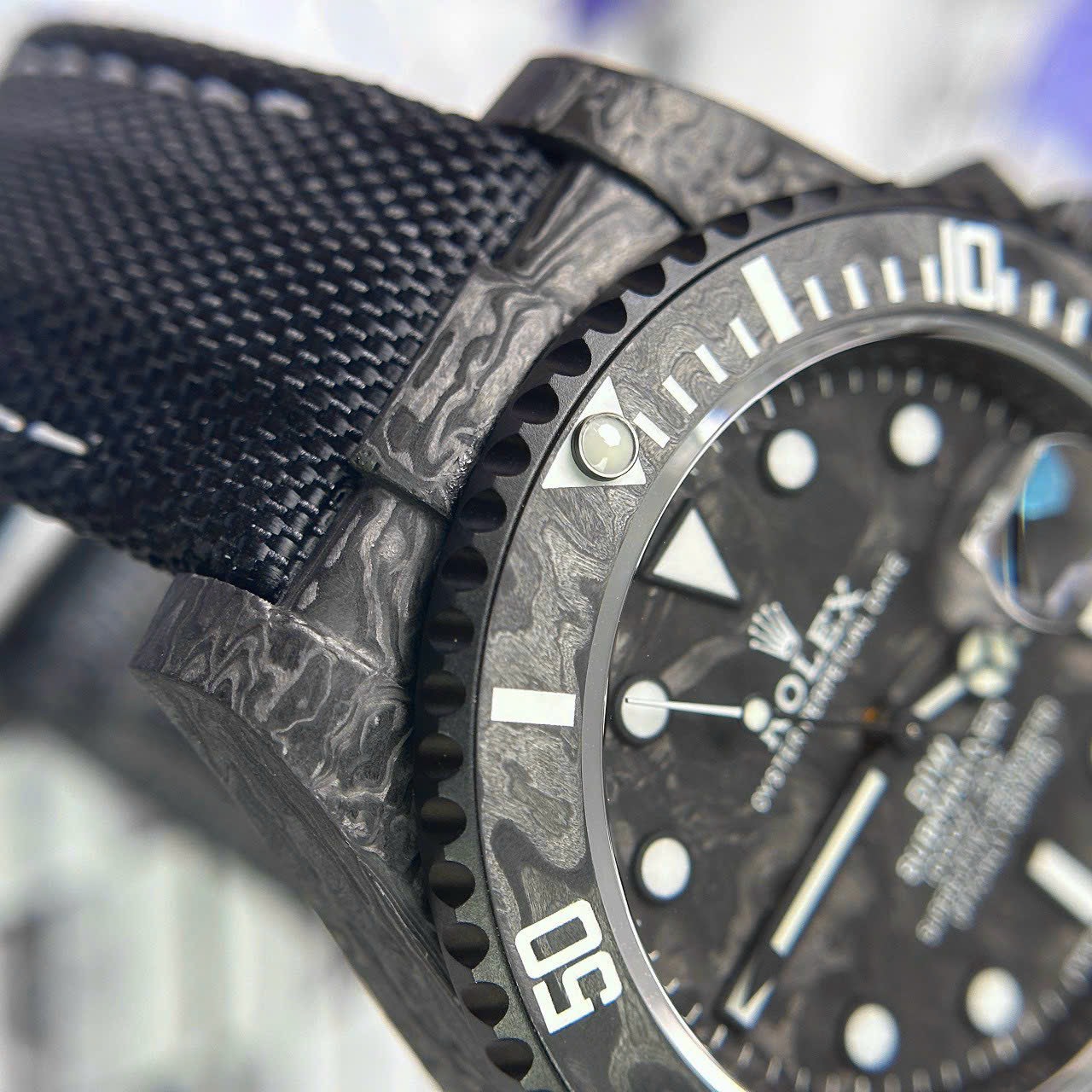 Rolex Submariner Diw Replica 1:1 Watch Carbon Ultra Light 40mm - Soul Replicas