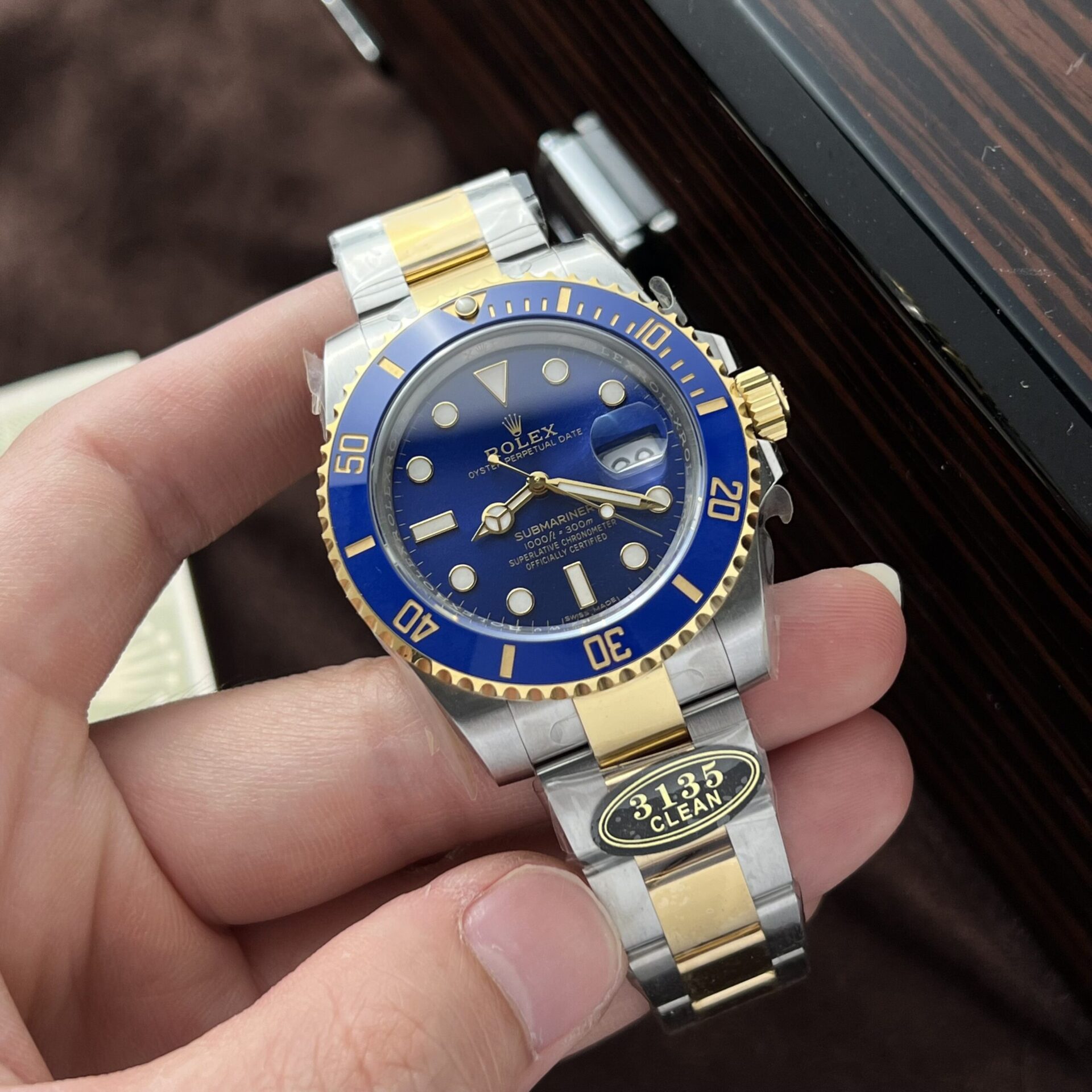 Rolex Replica Watch Submariner 126613LB Dial Blue Clean Factory 41mm - Soul Replicas