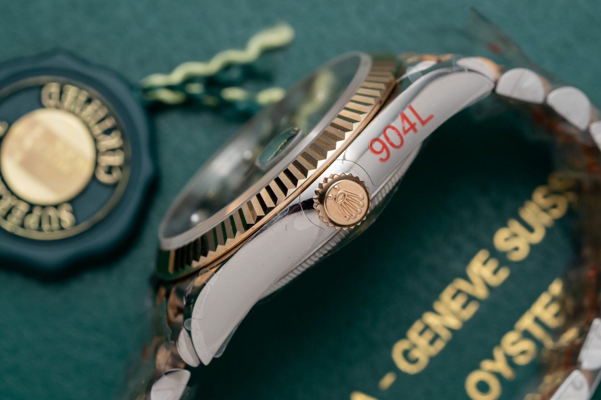 Rolex DateJust Black Dial Gold Wrapped Replica Watch GM Factory 36mm - Soul Replicas