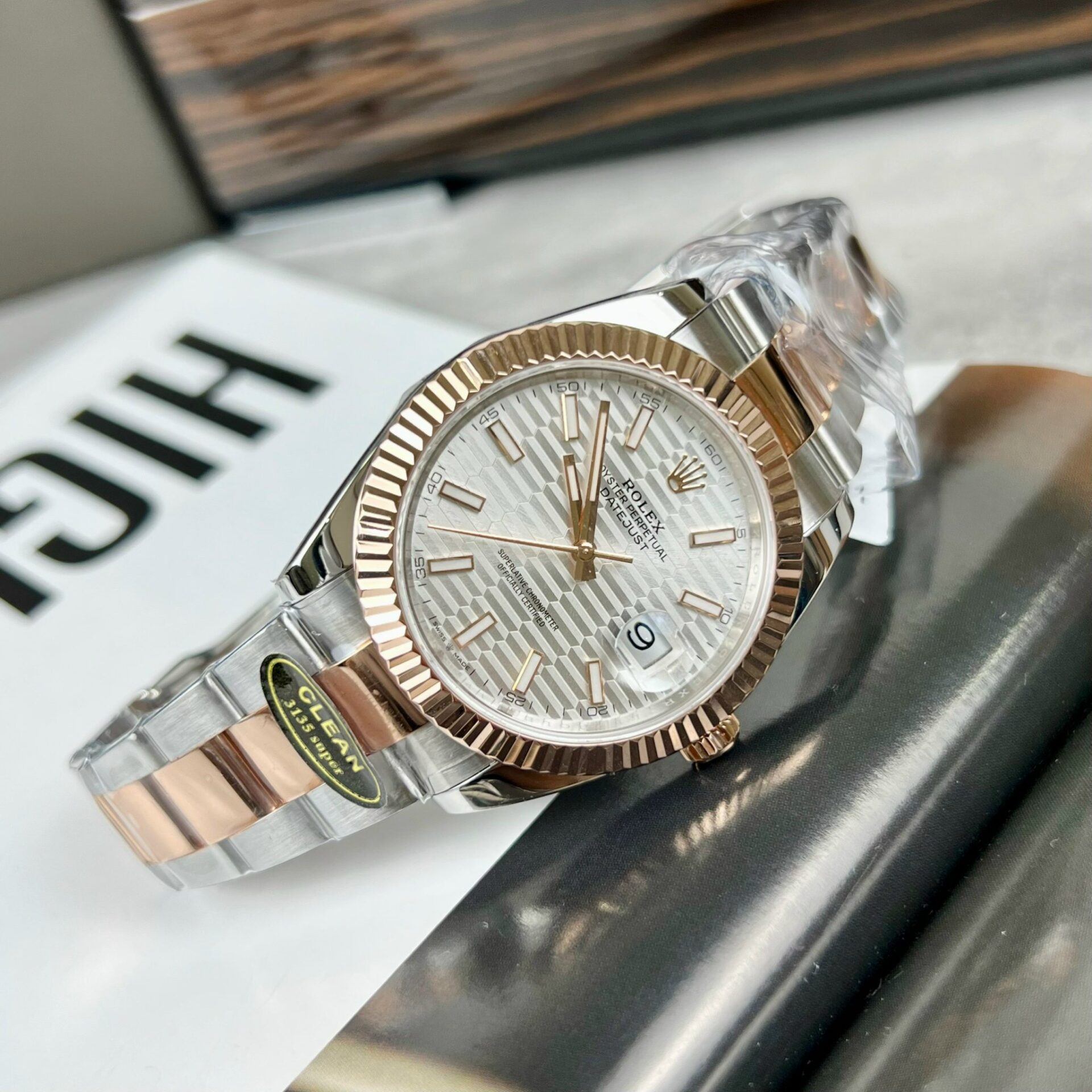 Rolex Datejust 126331 Replica Watch Gold Wrapped Oyster Strap Clean Factory 41mm - Soul Replicas