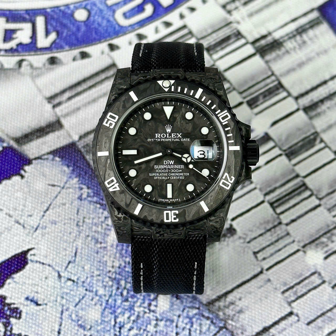 Rolex Submariner Diw Replica 1:1 Watch Carbon Ultra Light 40mm - Soul Replicas