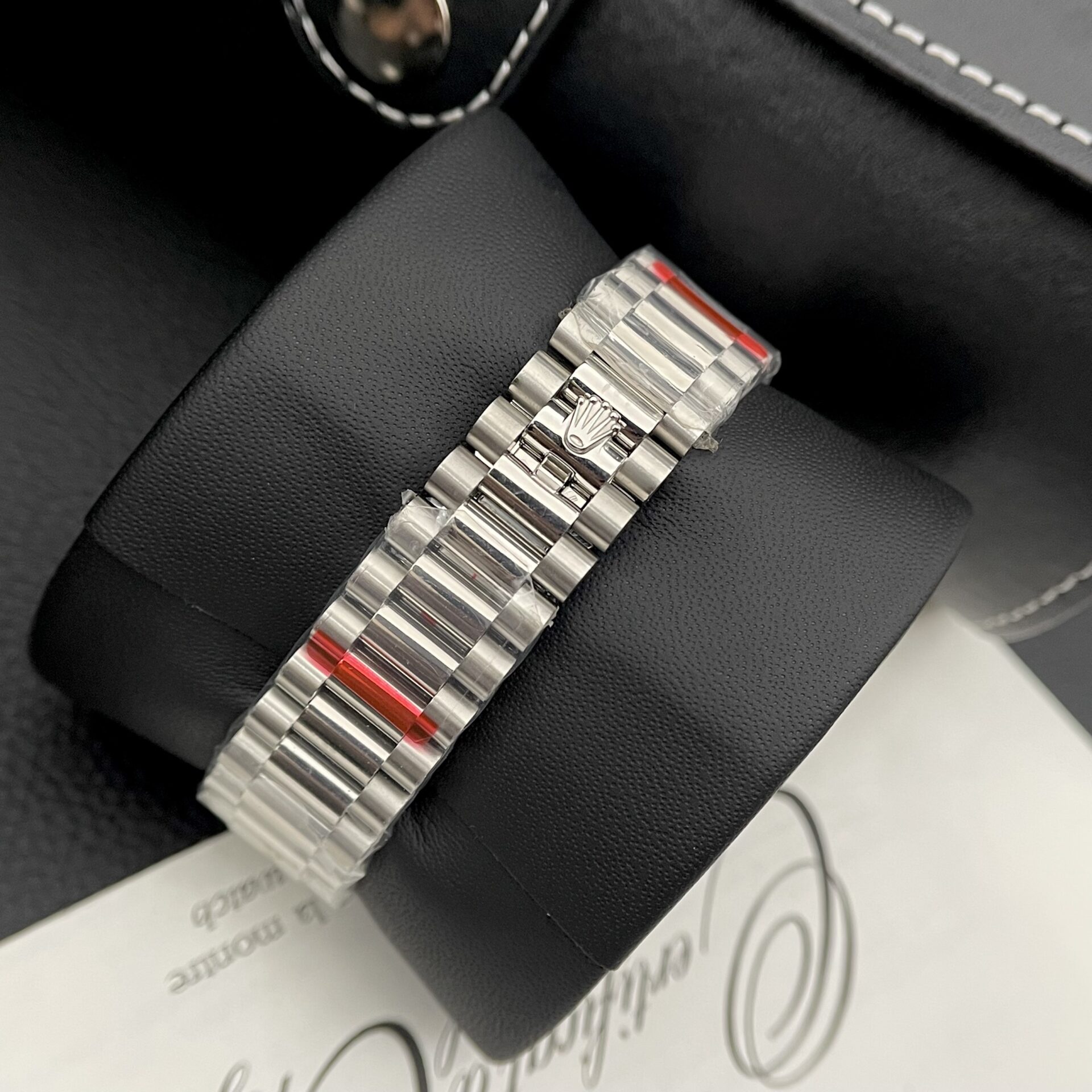 Rolex Day-Date Replica Watch Blue Dial Oyster Strap EW Factory 36mm - Soul Replicas