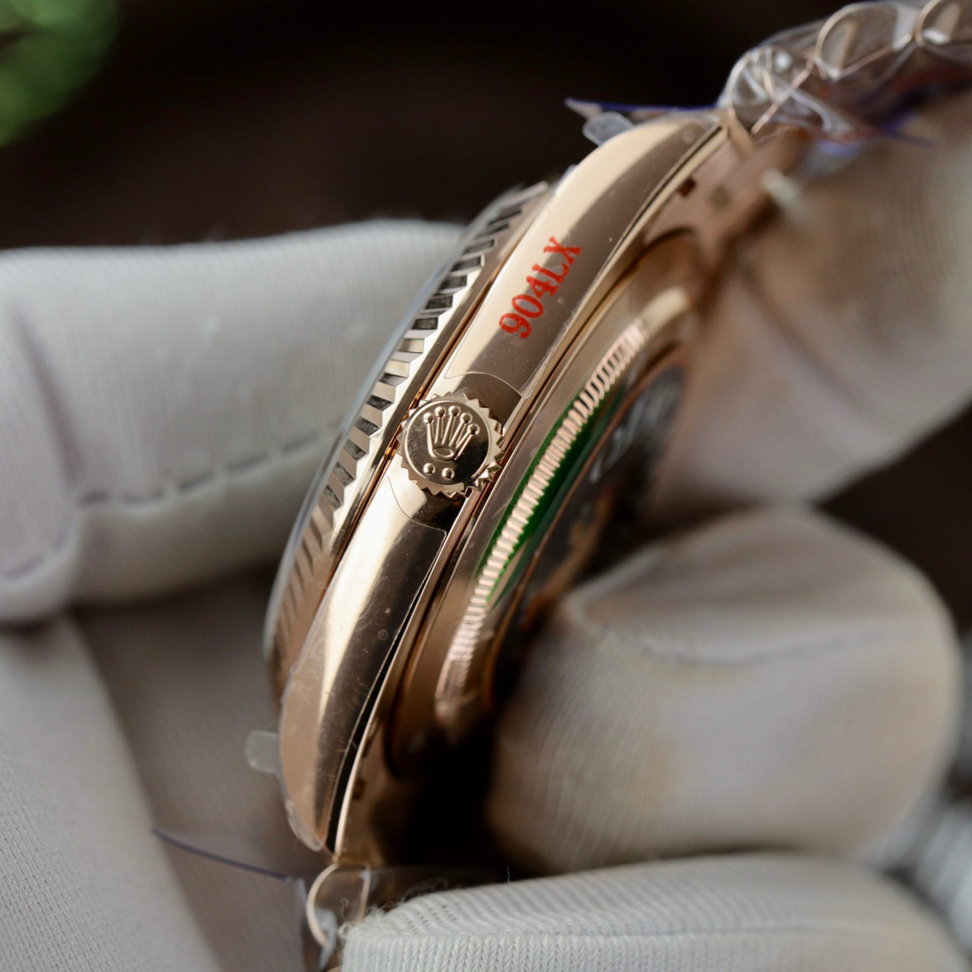 Rolex Clone Watch Day-Date Dial Gray Ombre 185 Grams QF Factory 40mm - Soul Replicas