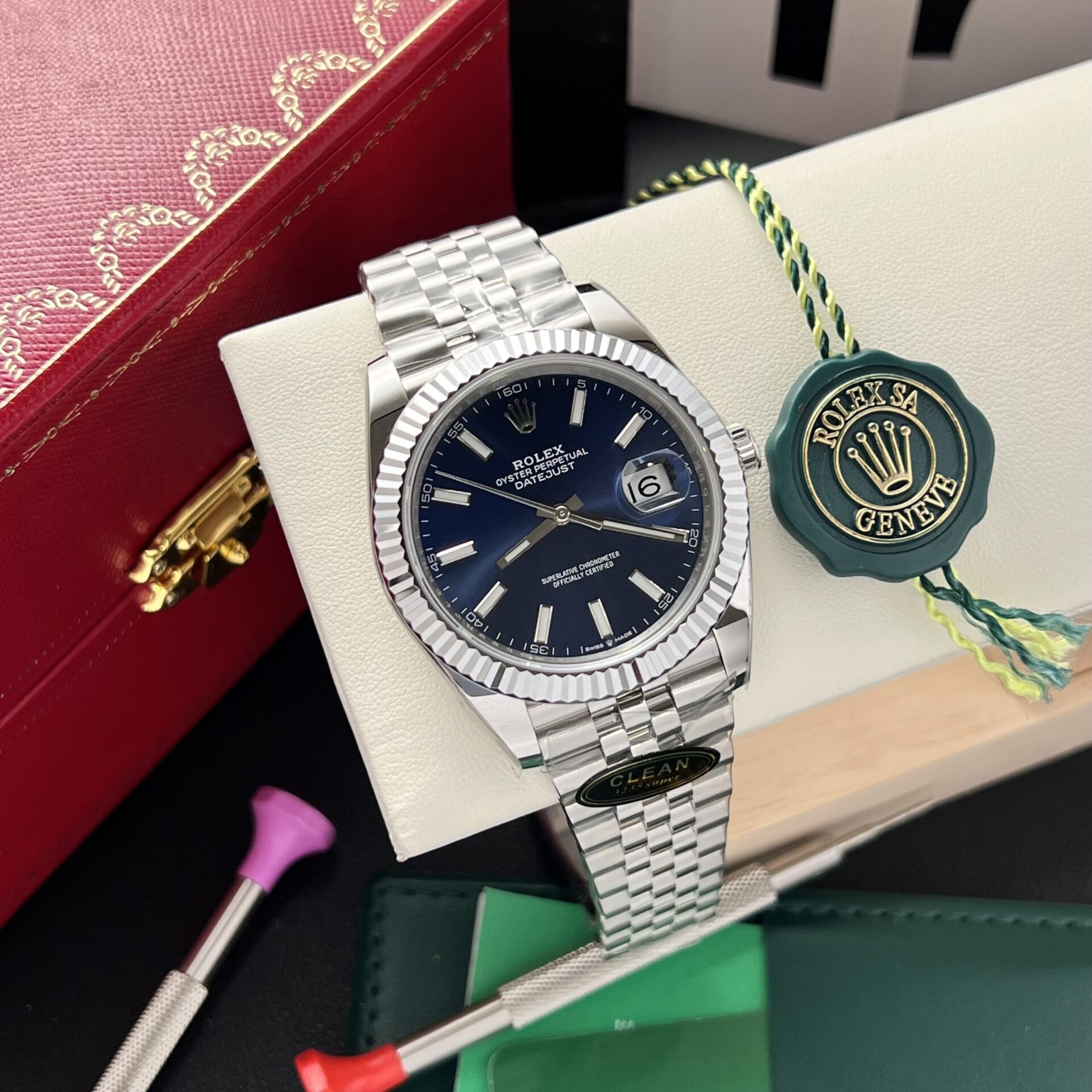 Rolex Replica Watch Datejust 126334 Blue Dial Clean Factory 41mm - Soul Replicas