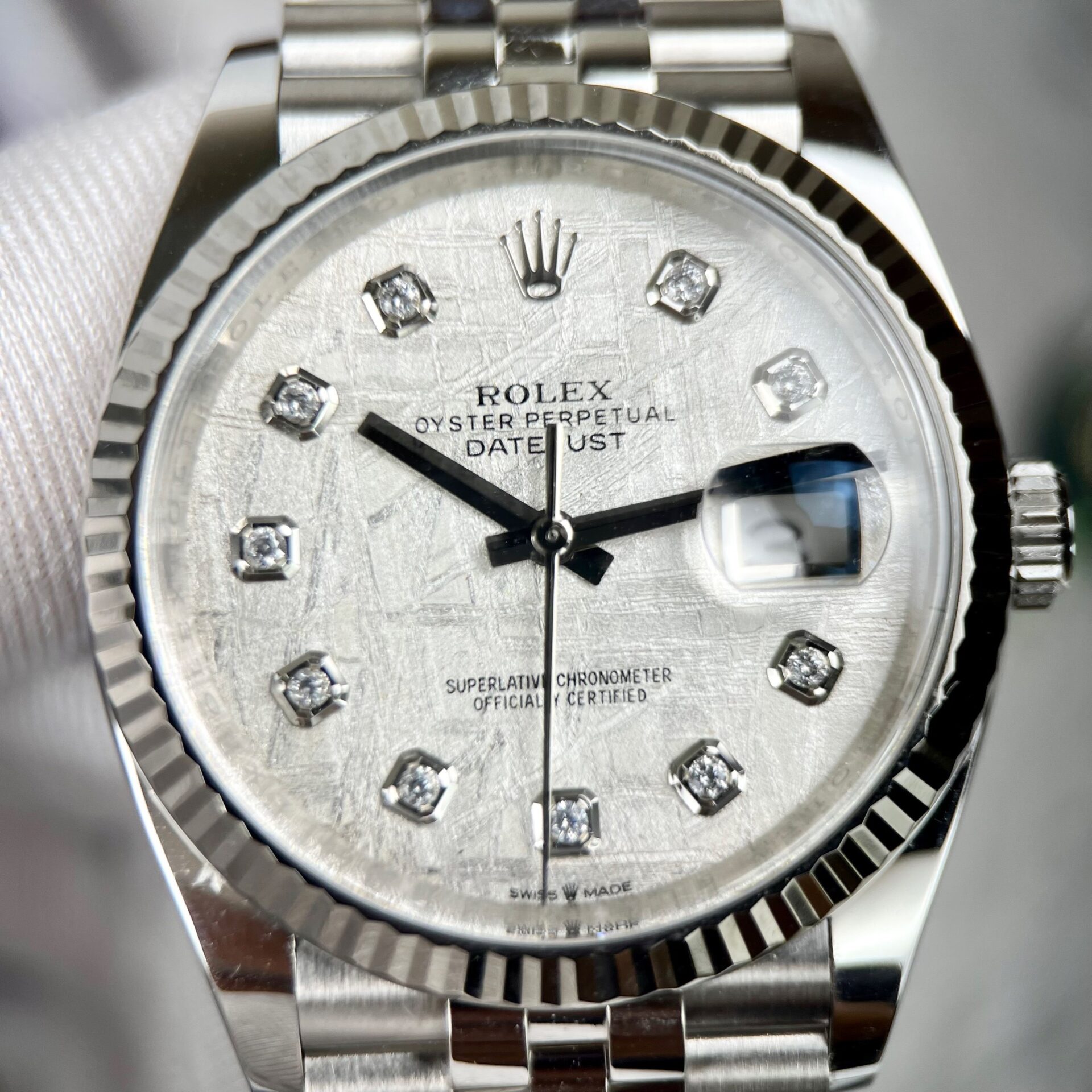 Rolex DateJust Replica 11 Watch Meteorite Dial Clean Factory 41mm - Soul Replicas