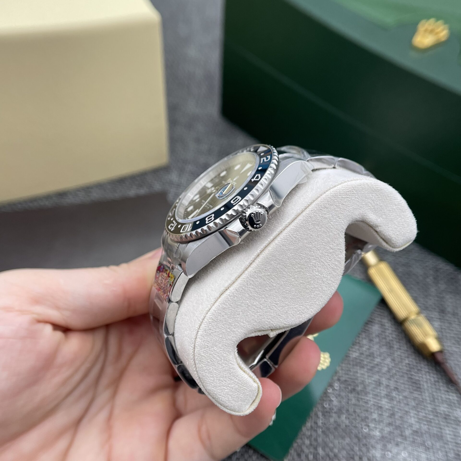 Rolex GMT Master II Replica Watch Black Dial Clean Factory 40mm - Soul Replicas