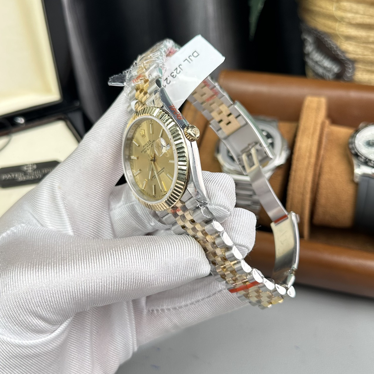 Rolex DateJust Replica Watch Gold Wrapped Jubilee Strap GM Factory 41mm - Soul Replicas