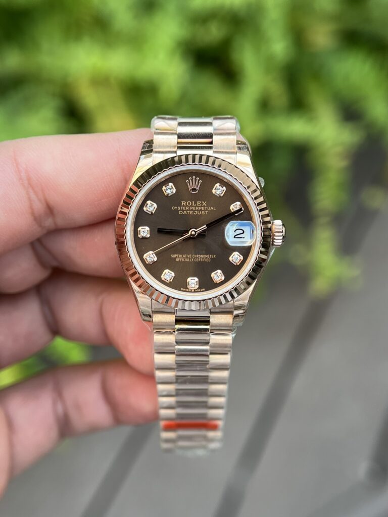 Rolex DateJust Chocolate Dial Super Fake 11 BP Factory 31mm - Soul Replicas