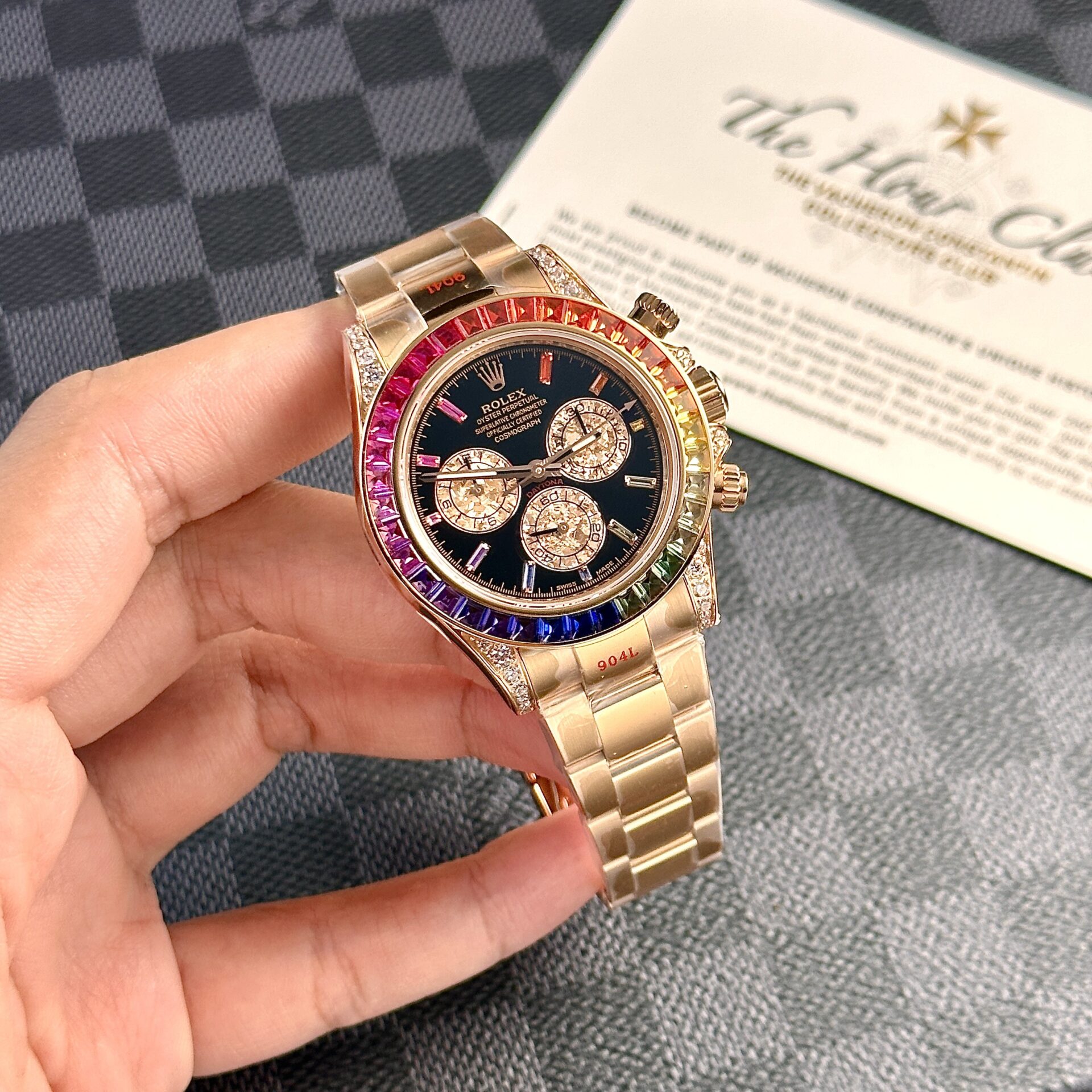 Rolex Daytona Rainbow Replica Watch High Quality NOOB Factory 40mm - Soul Replicas