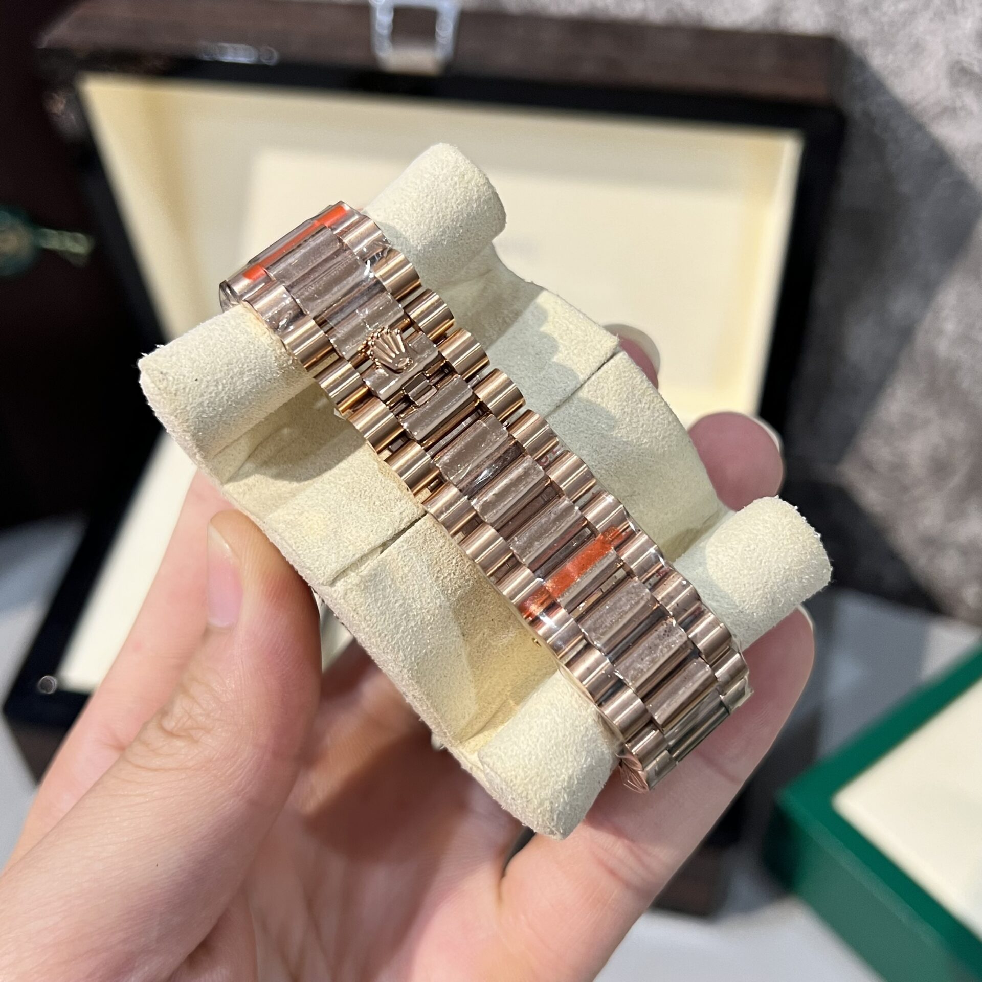 Rolex Day-Date 228235 Replica Watch Refined With Moissanite Diamonds 40mm - Soul Replicas