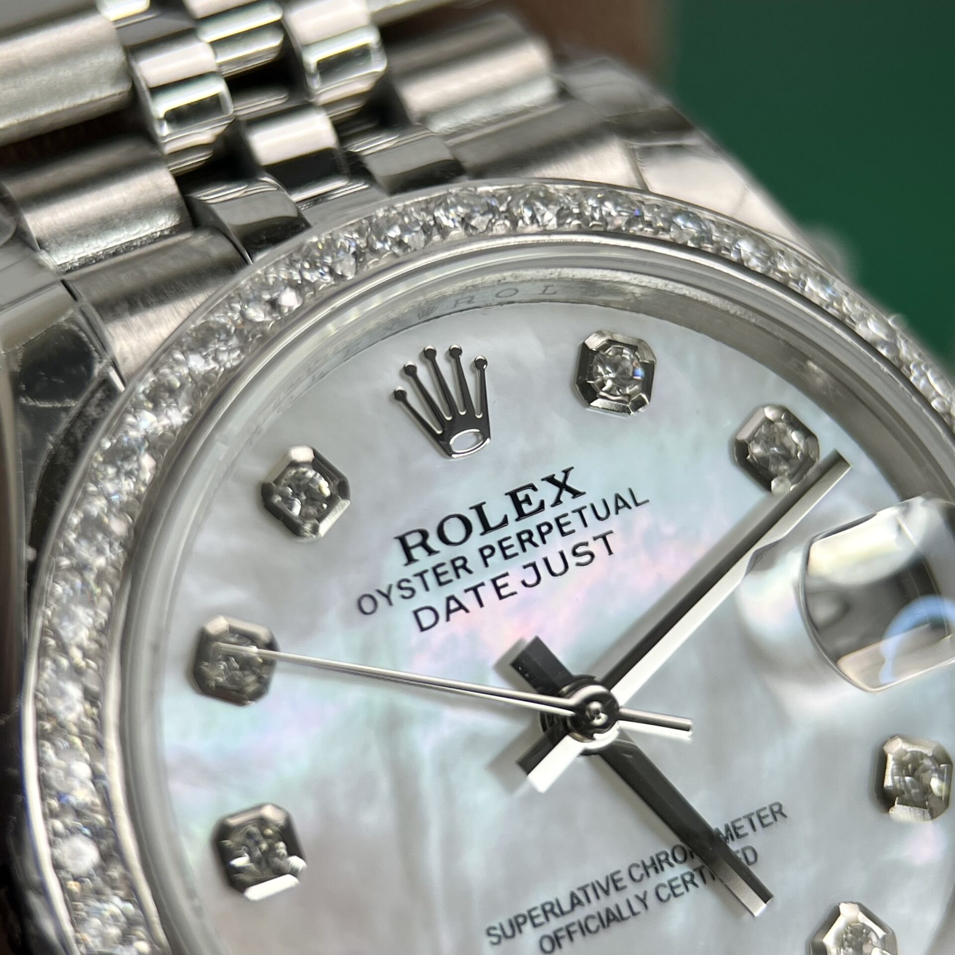 Rolex DateJust Replica Watch Jubilee Strap With Mother of Pearl Dial 31mm - Soul Replicas