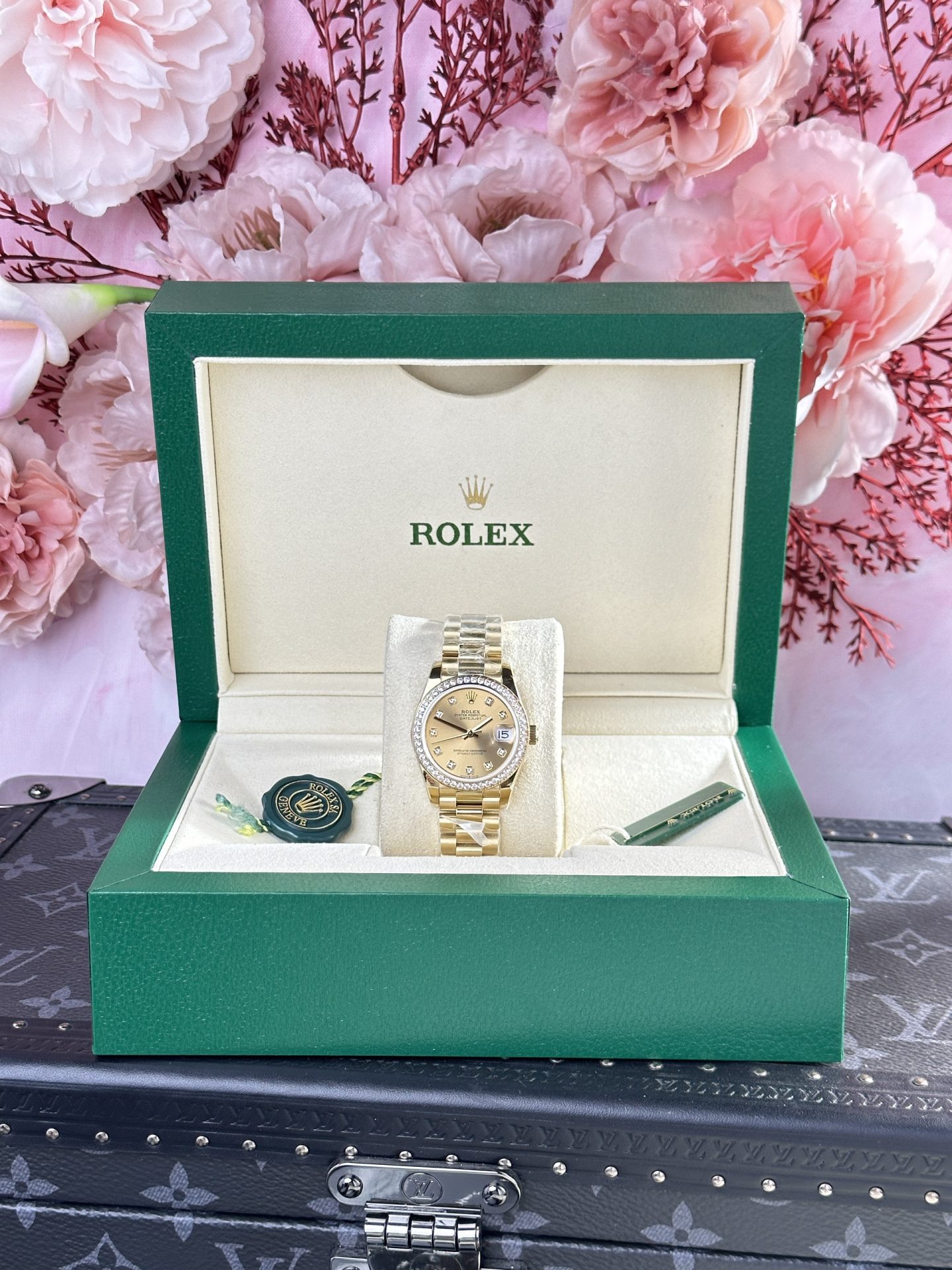 Rolex DateJust 278288 Replica Watch Yellow President Strap 31mm - Soul Replicas