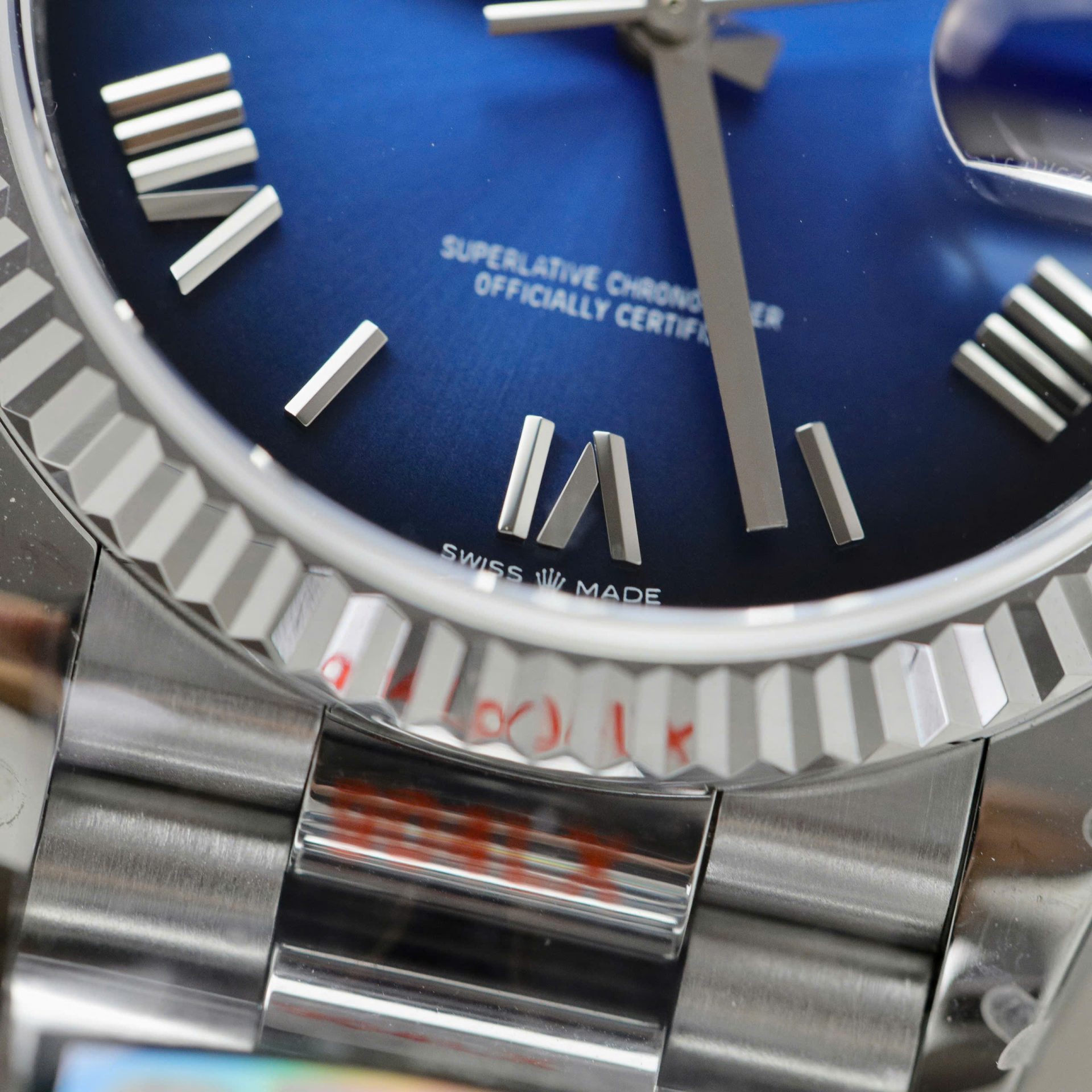 Rolex Day-Date 128236 Best Replica Watch Dial Blue Weight 158gram QF Factory 36mm - Soul Replicas