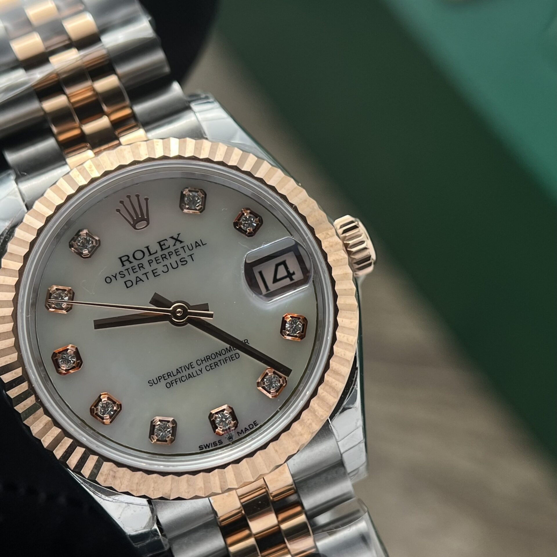 Rolex DateJust Fake Watch Womens Mother Of Pearl Dial 31mm - Soul Replicas