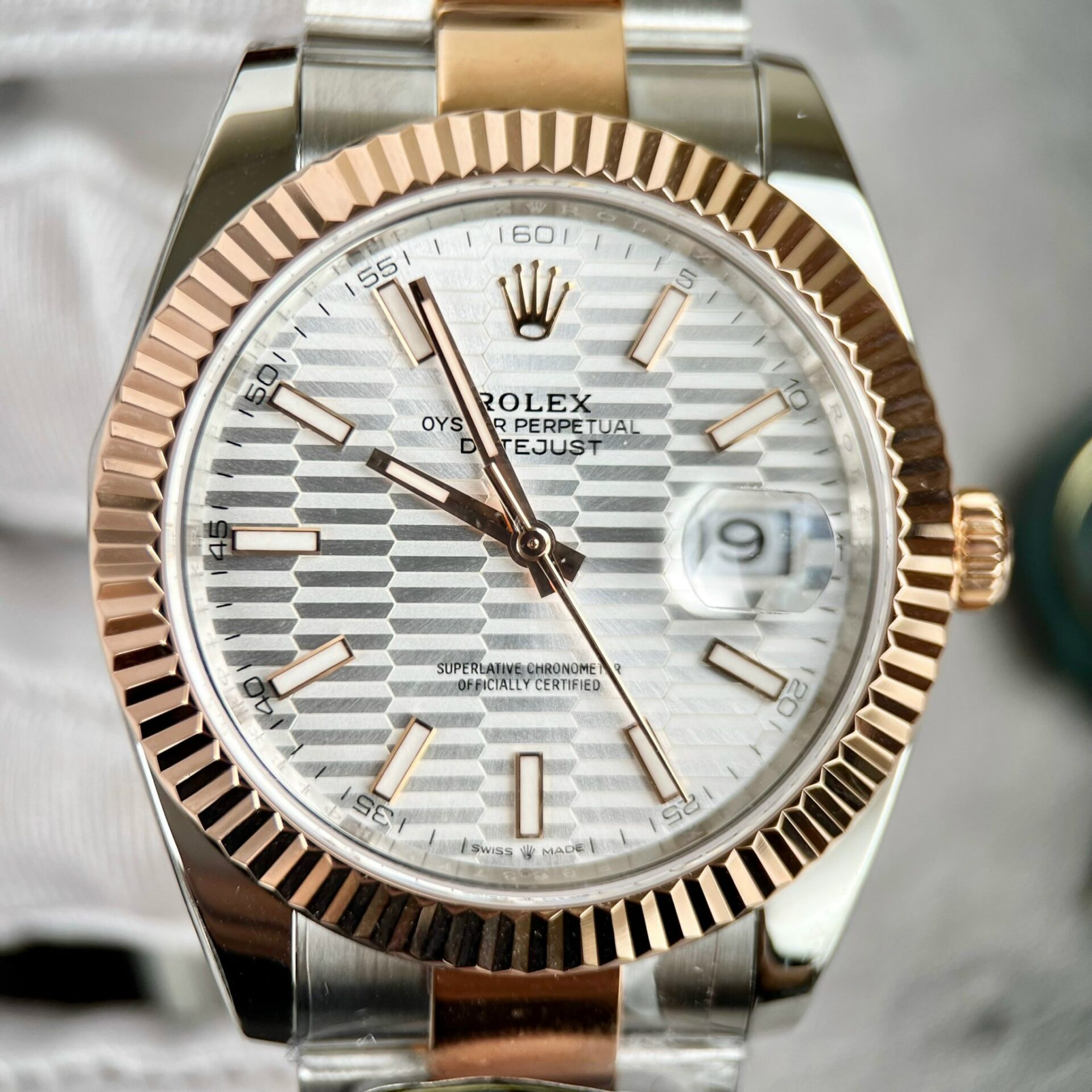 Rolex Datejust 126331 Replica Watch Gold Wrapped Oyster Strap Clean Factory 41mm - Soul Replicas