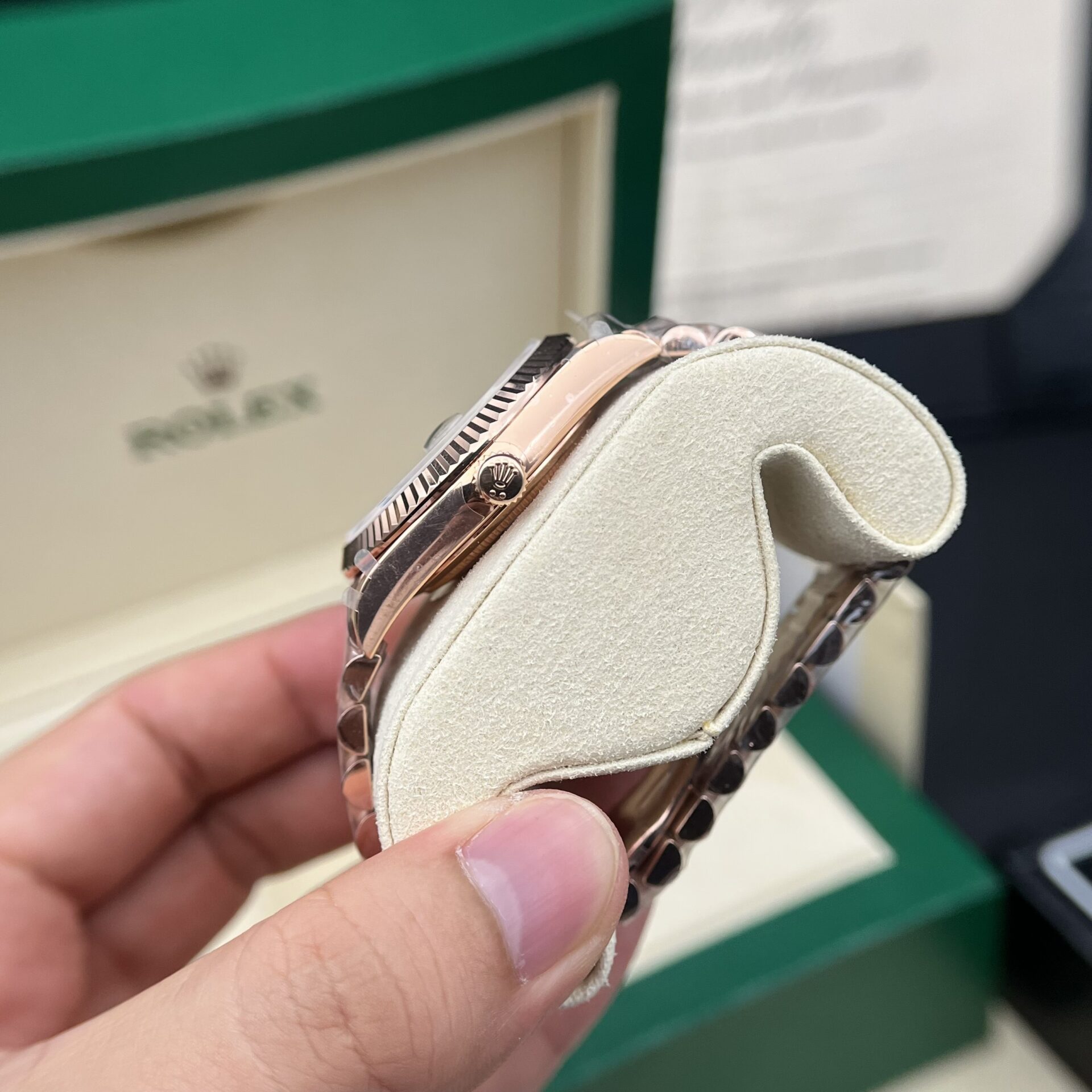 Rolex Day-Date Full Diamond Dial Replica Watch GM Factory 40mm - Soul Replicas