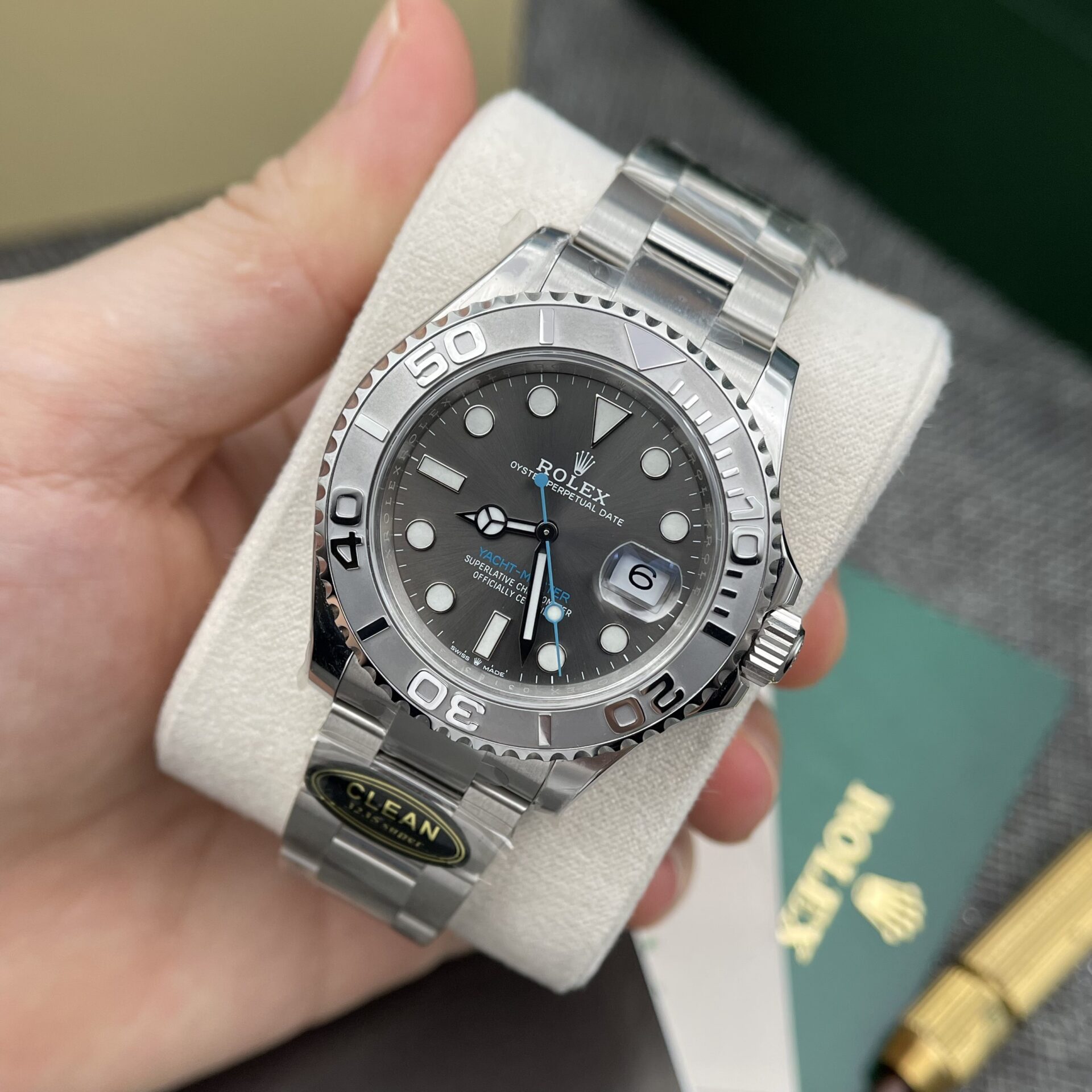 Rolex Yacht-Master 116622 Replica Watch Grey Dial Clean Factory 40mm - Soul Replicas