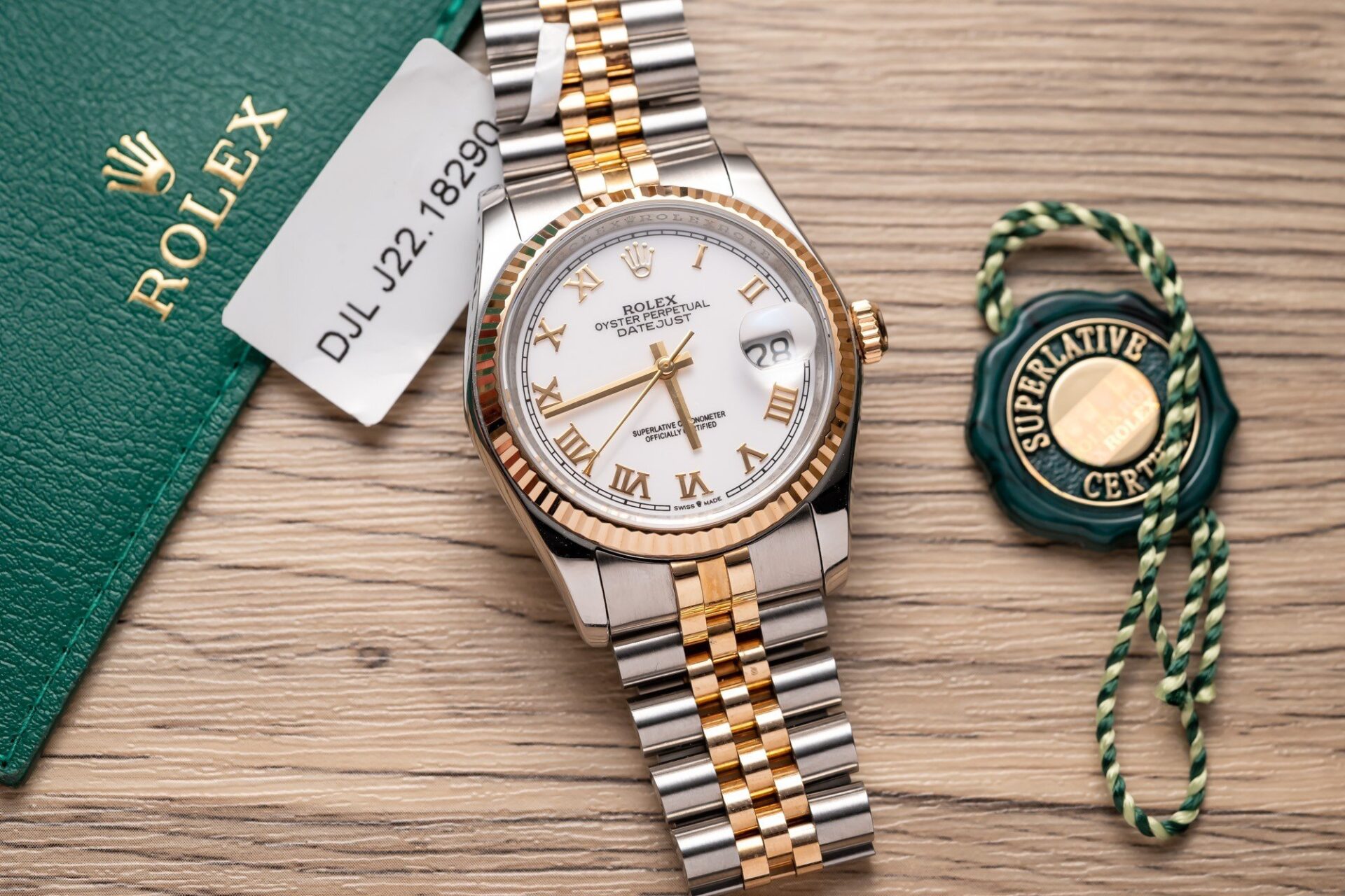 Rolex DateJust 126233 Replica Watch Gold Wrapped White Dial GM Factory 36mm - Soul Replicas