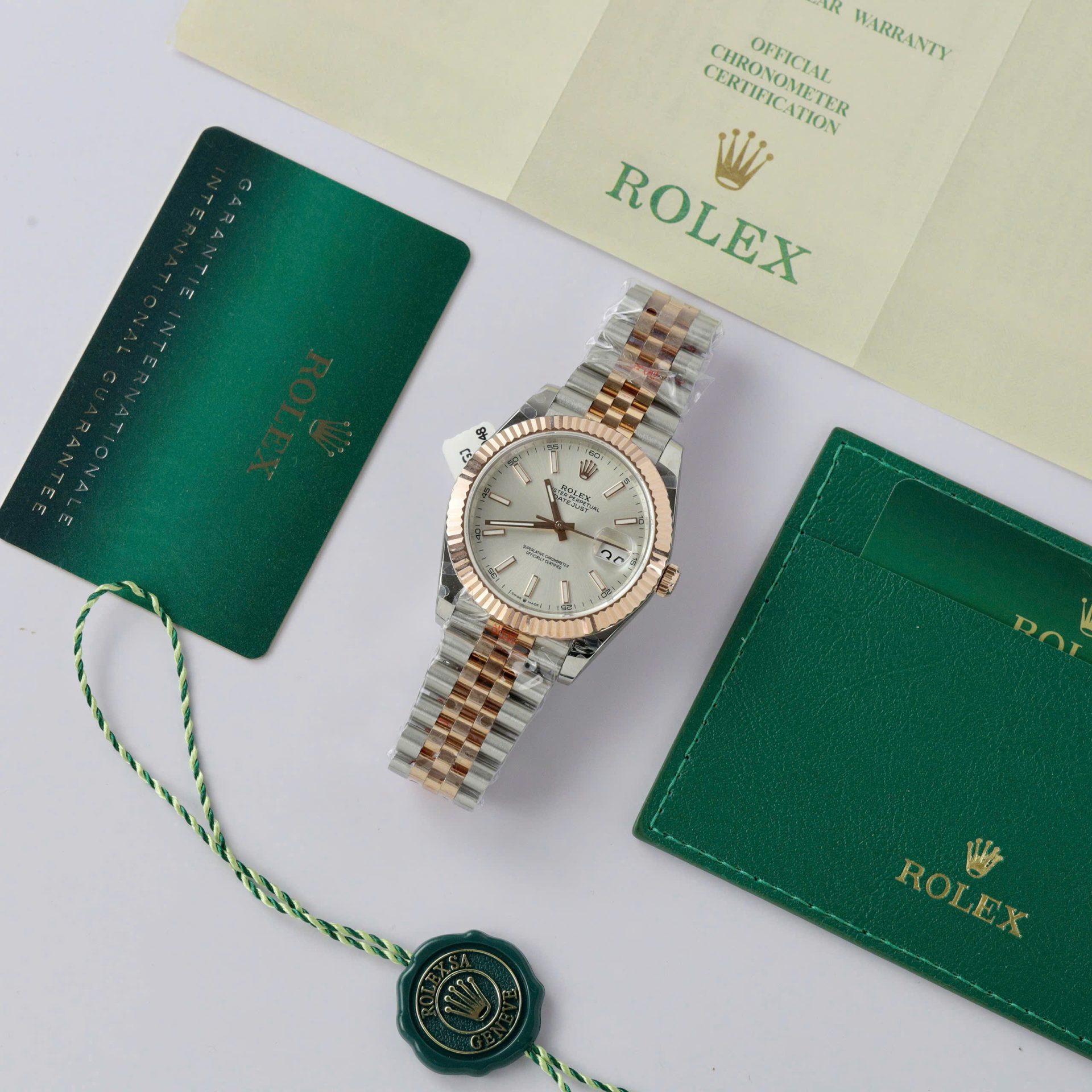 Rolex DateJust Replica Watch Gold Wrapped Jubilee Strap GM Factory 41mm - Soul Replicas