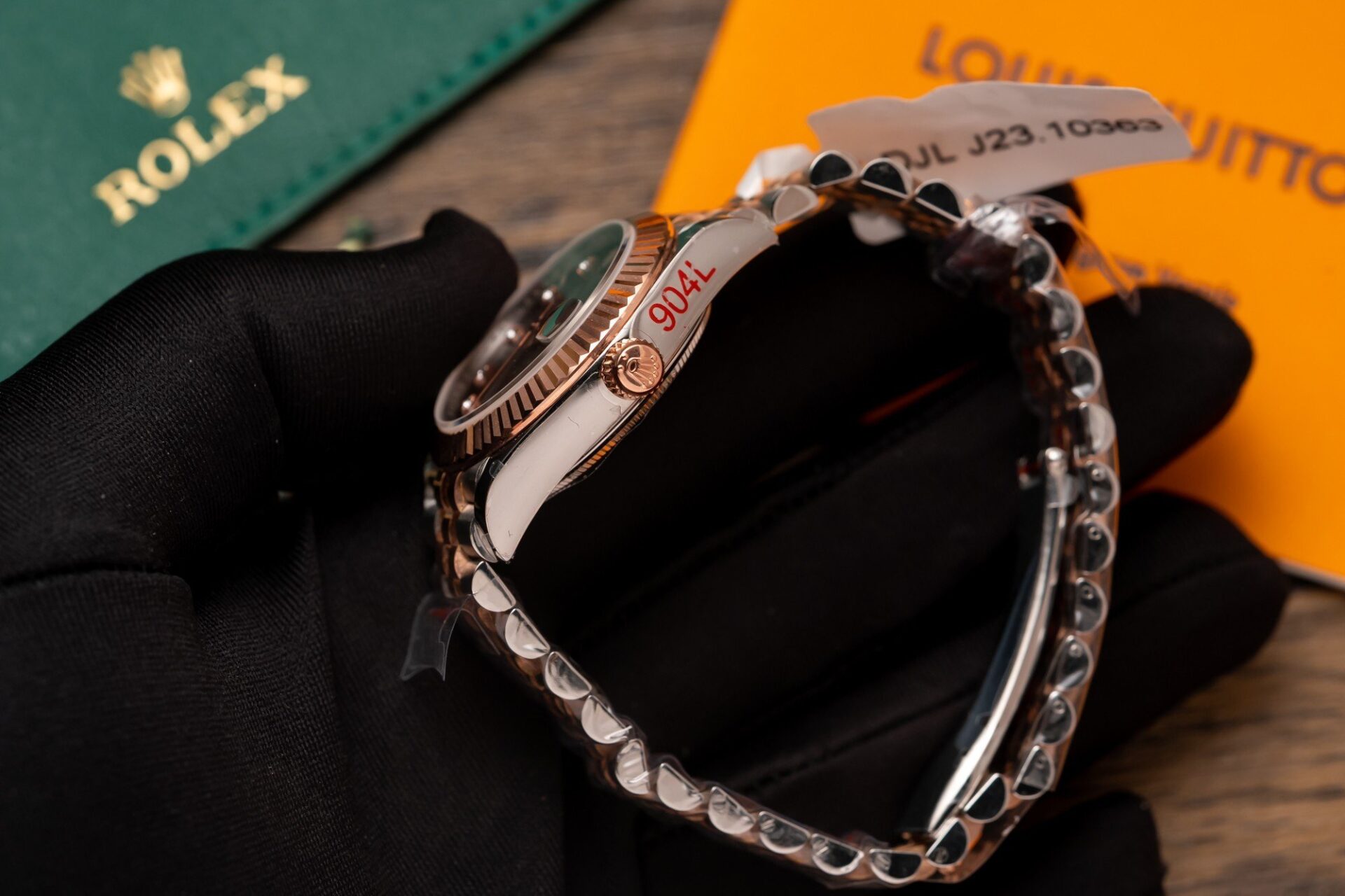 Rolex Best Replica Watch DateJust Gold Wrapped Chocolate Dial 31mm - Soul Replicas