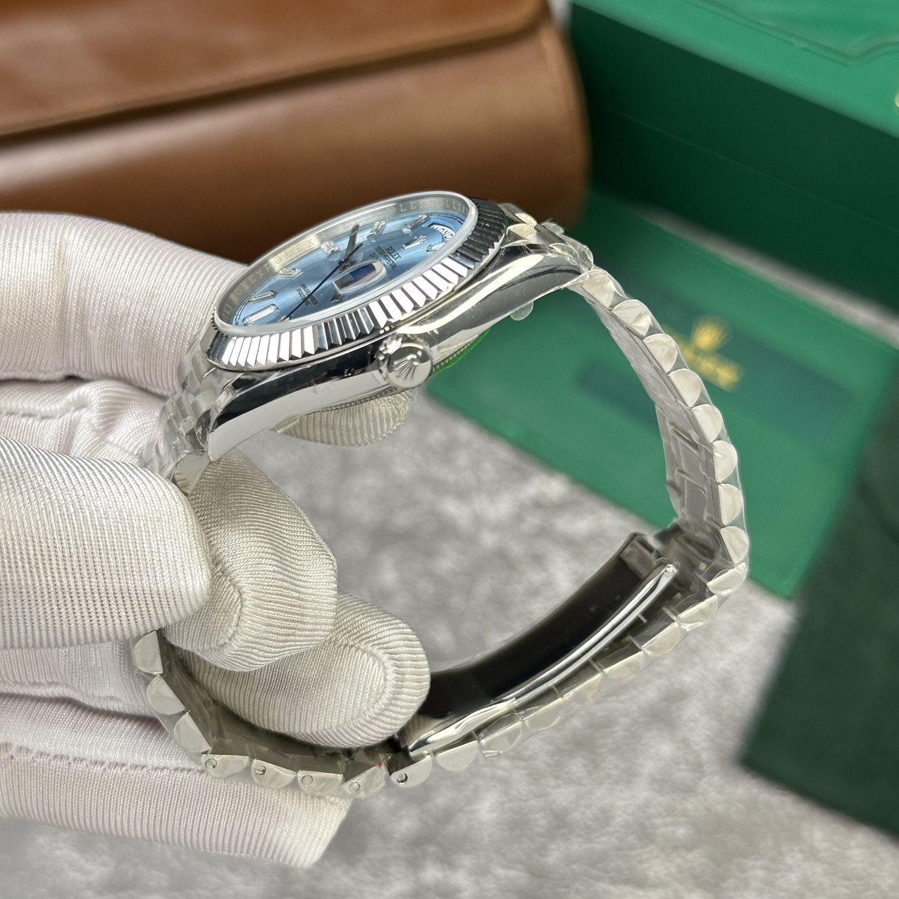 Rolex Replica Watches Day-Date 228236 Strap President V2 GM Factory 40mm - Soul Replicas