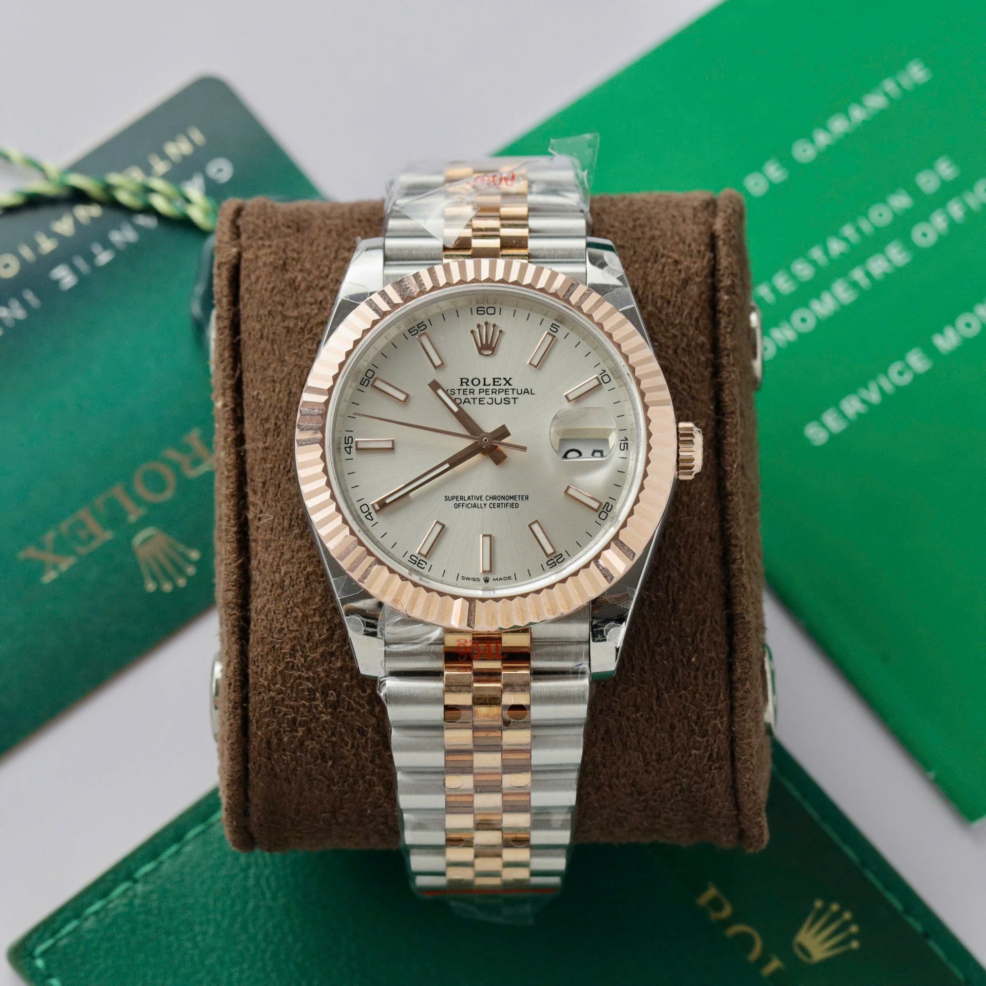 Rolex DateJust Replica Watch Gold Wrapped Jubilee Strap GM Factory 41mm - Soul Replicas
