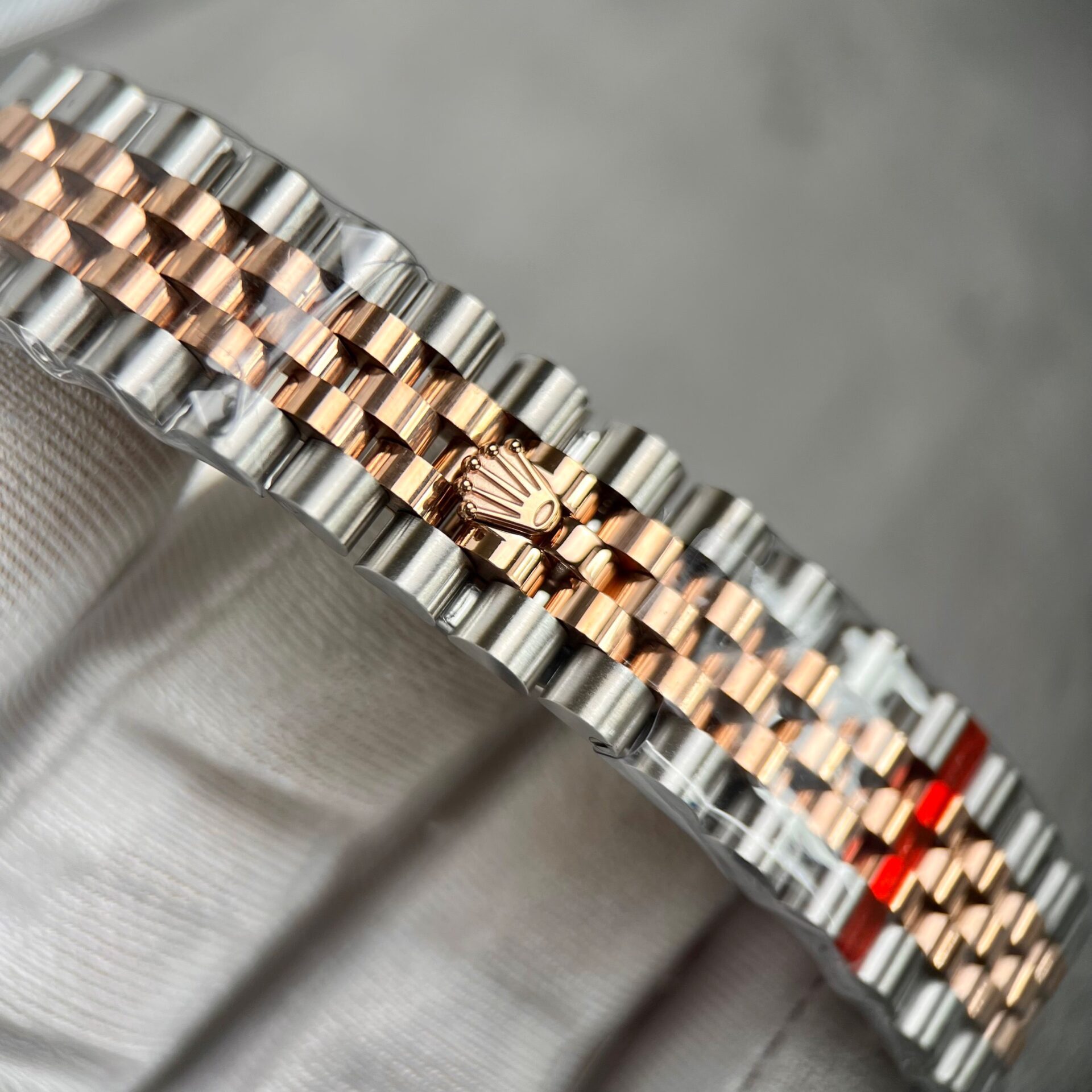 Rolex DateJust Replica Watch Gold Wrapped Chocolate Dial GM 31mm - Soul Replicas