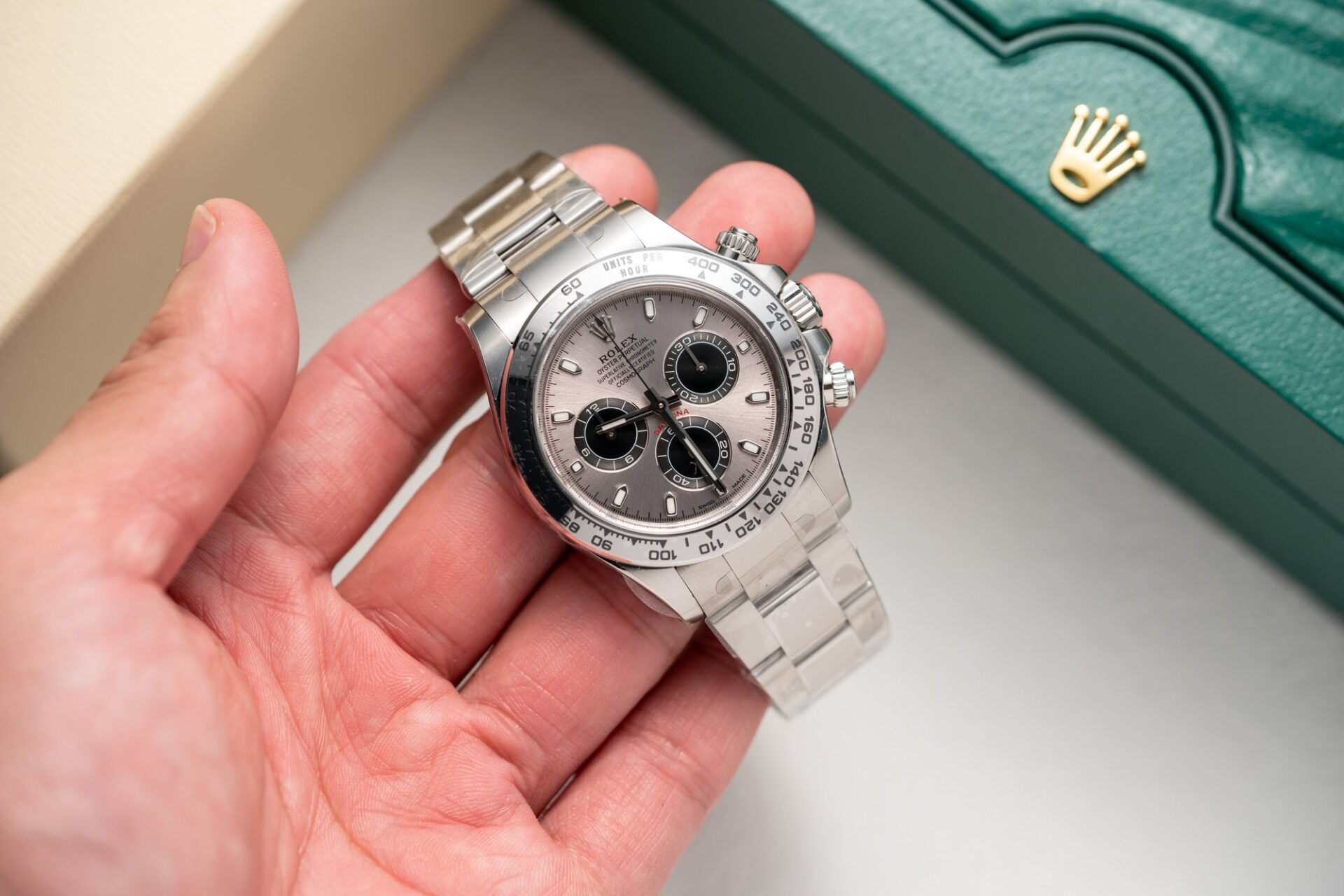 Rolex Replica Watch Daytona Cosmograph 116509 Gray Dial Clean Factory 40mm - Soul Replicas