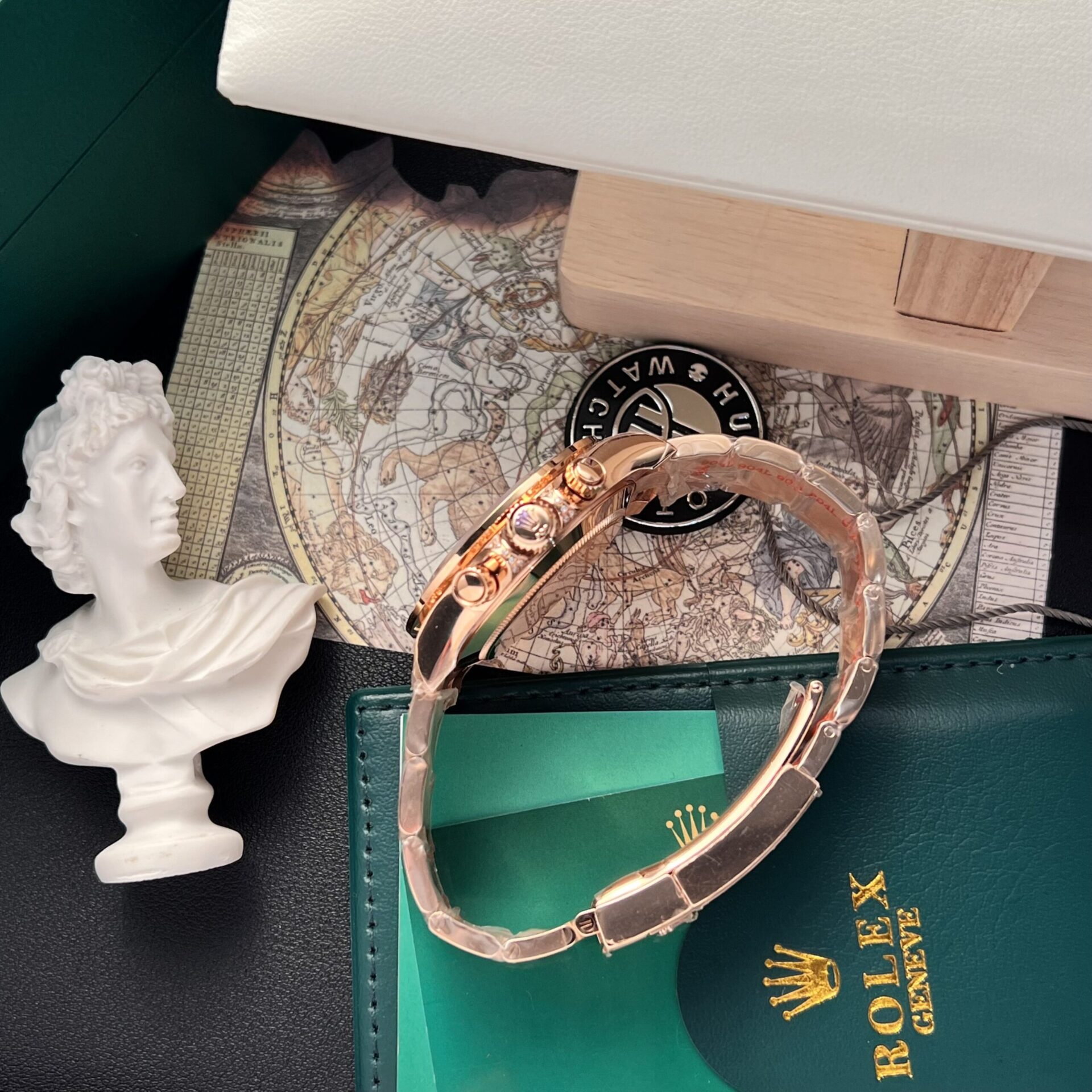 Rolex Best Replica Watch Cosmograph Daytona 116595RBOW Black Dial Noob Factory 40mm - Soul Replicas