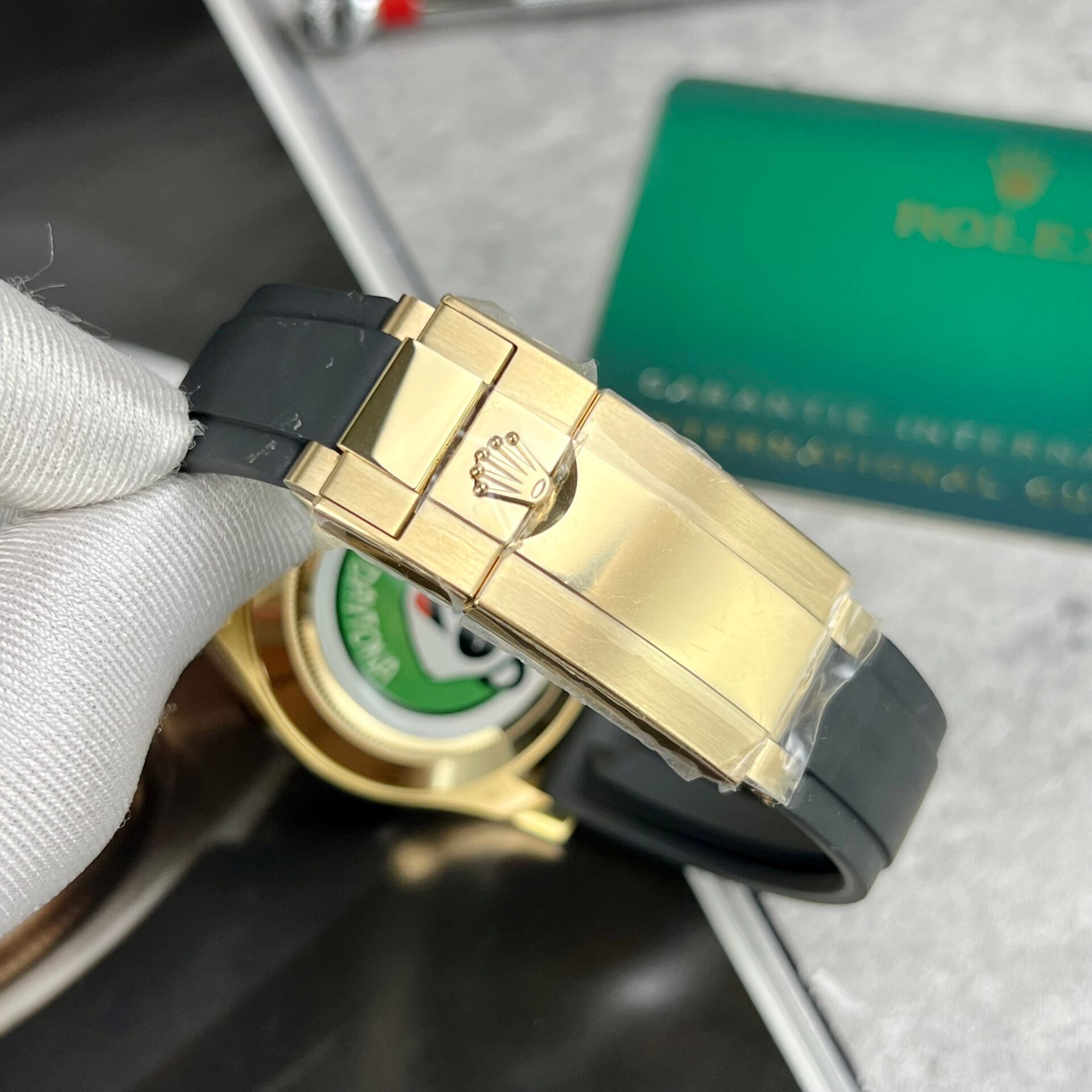 Rolex Daytona 116518LN Replica 1:1 Watch Yellow Gold Dial BT Factory 40mm - Soul Replicas