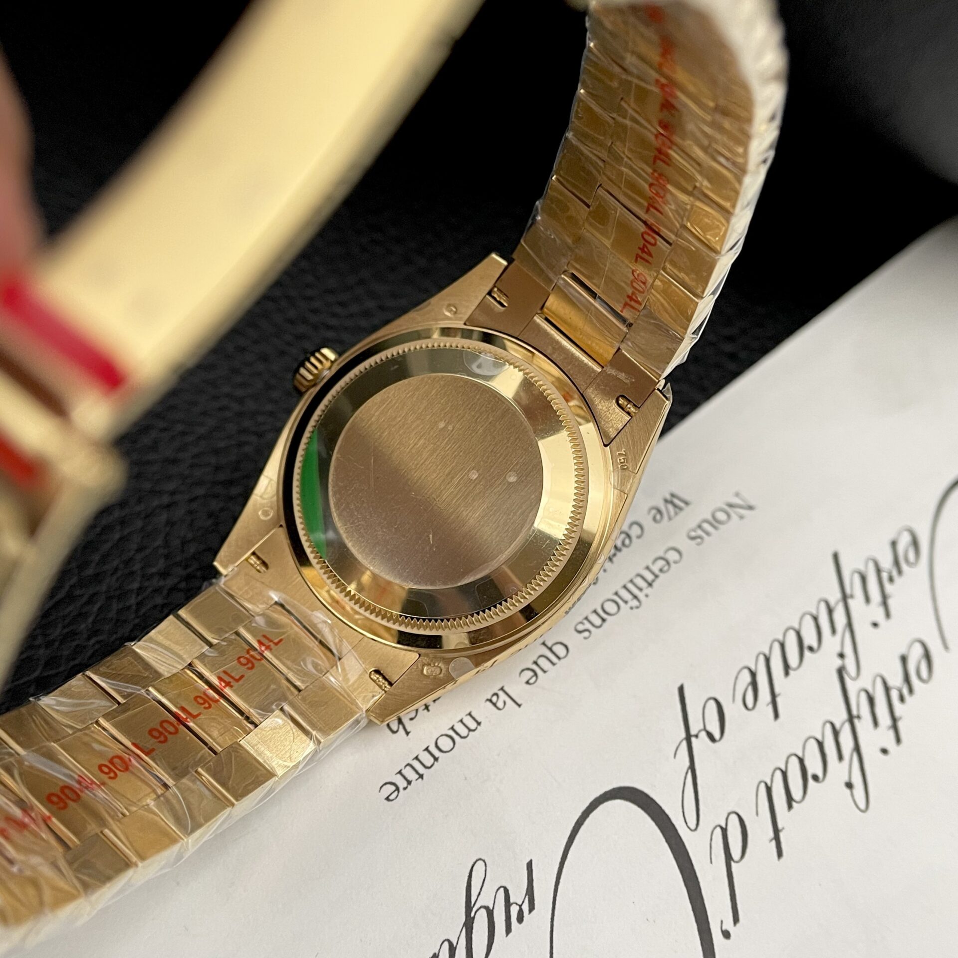 Rolex Day-Date Green Dial Gold Plated Best Replica Watch EW Factory 36mm - Soul Replicas