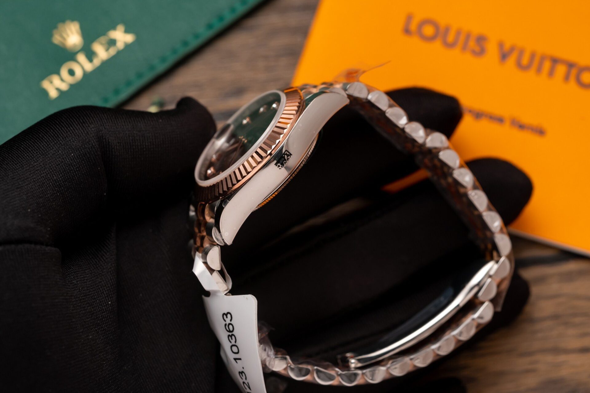 Rolex Best Replica Watch DateJust Gold Wrapped Chocolate Dial 31mm - Soul Replicas