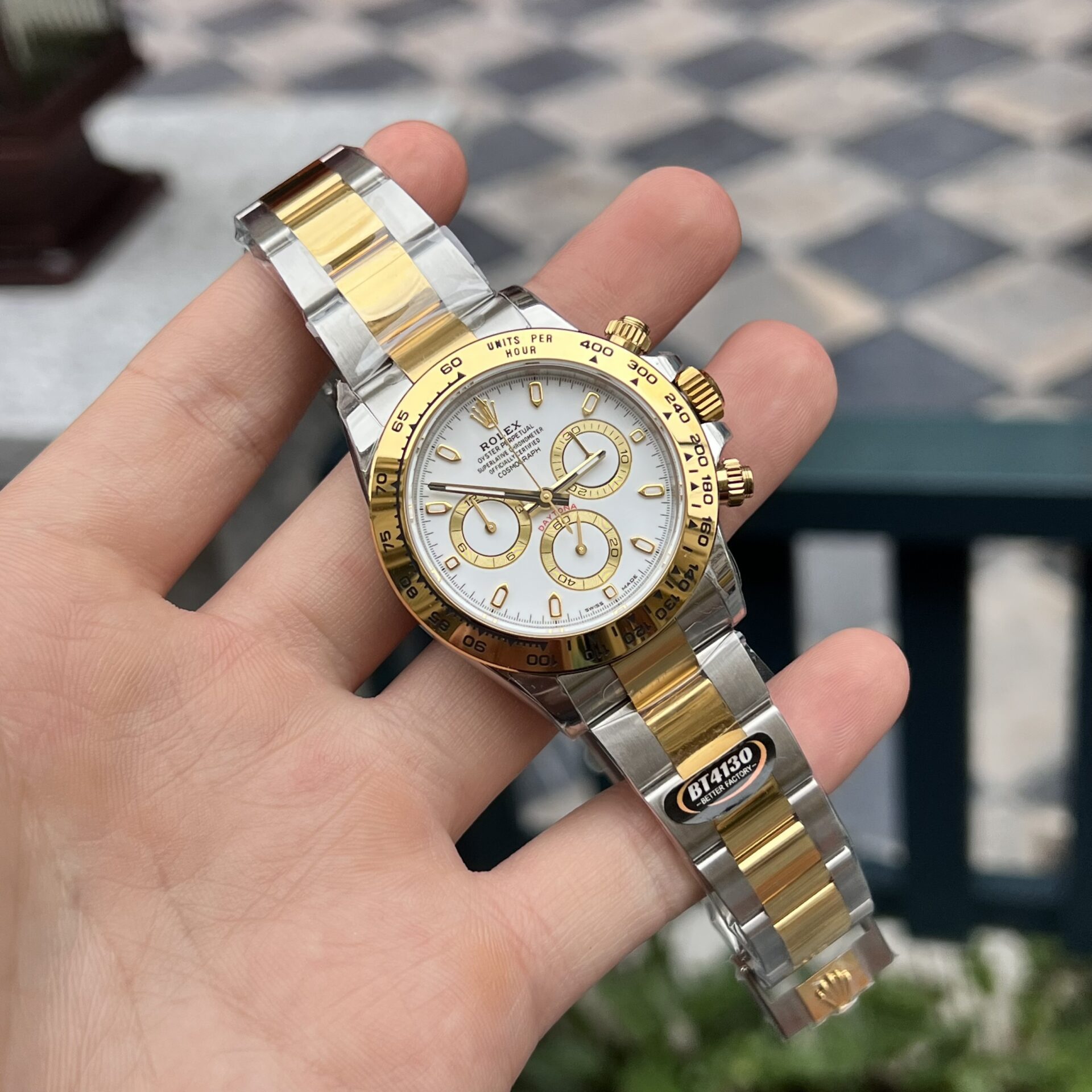 Rolex Daytona 126503 Best Replica Watch Demi Yellow BT Factory 40mm - Soul Replicas