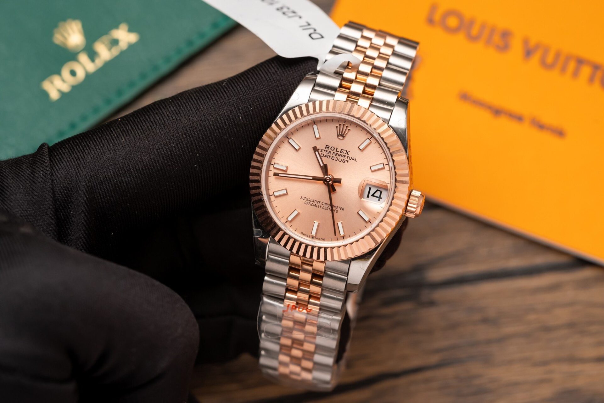 Rolex DateJust Replica Watch Gold Wrapped GM Factory 31mm - Soul Replicas