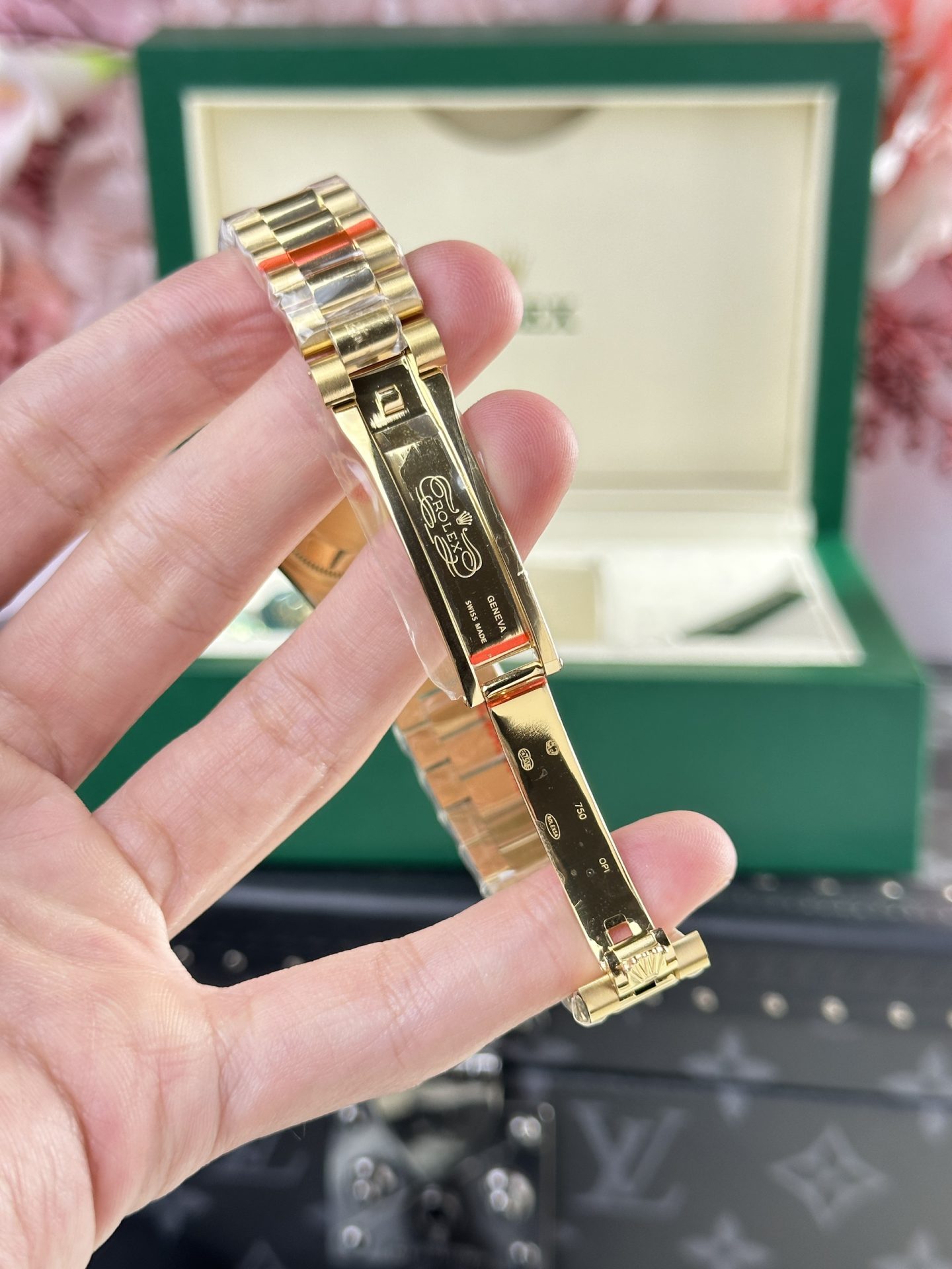 Rolex Replica Watch DateJust 278288 Olive Flower Pattern Dial 31mm - Soul Replicas