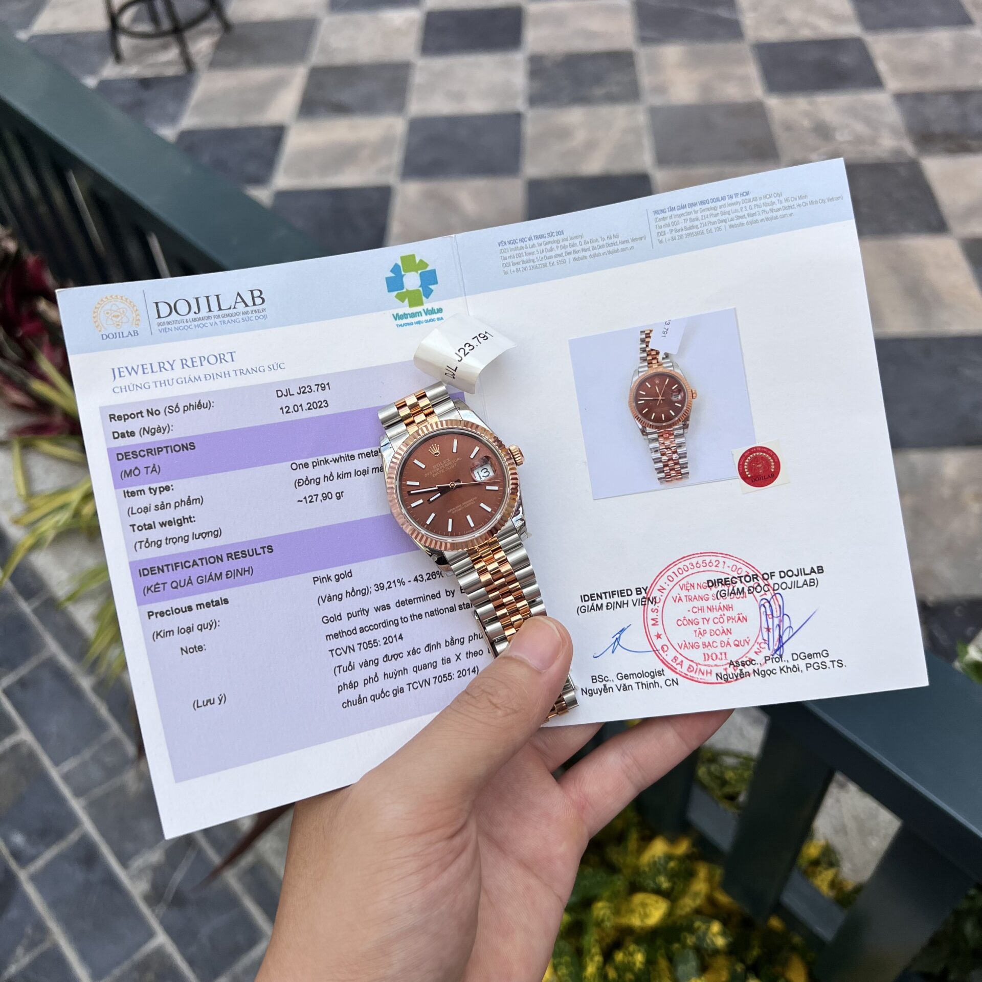 Rolex DateJust Gold Wrapped Chocolate Dial Replica Watch Luminous Markers GMF 36mm - Soul Replicas