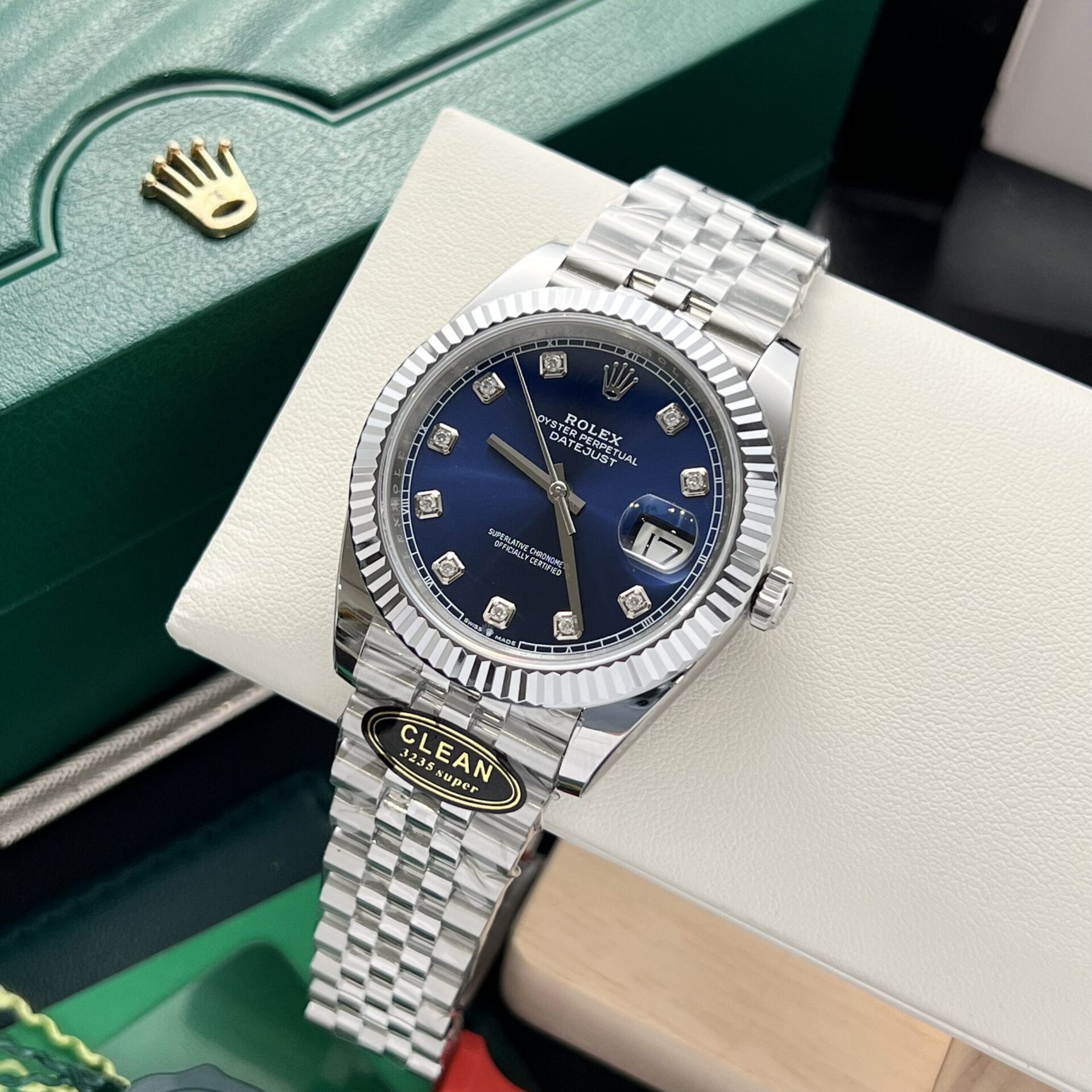 Rolex Replica Watch Datejust 126334 Blue Dial Clean Factory 41mm - Soul Replicas