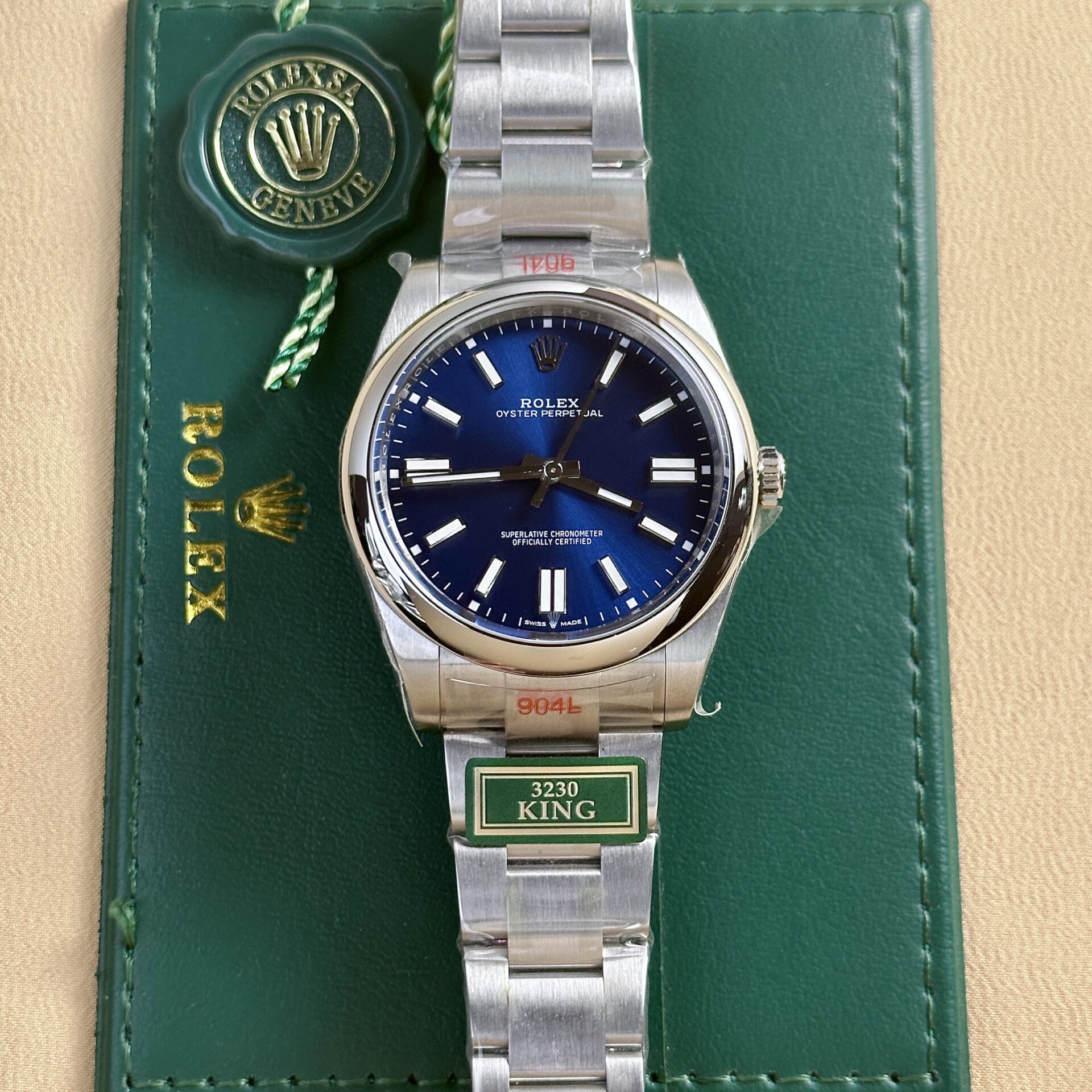 Rolex Oyster Perpetual 124300 Replica Watch Blue Dial King Factory 41mm - Soul Replicas