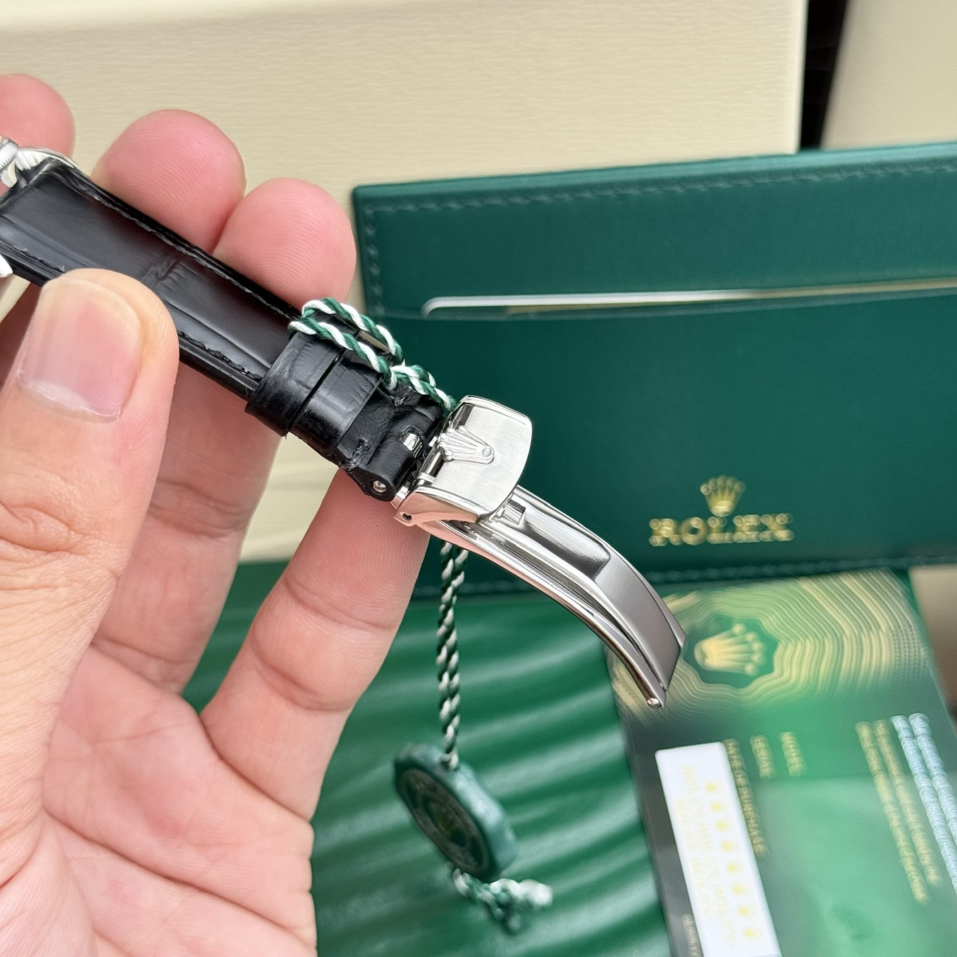 Rolex Replica Watch Cellini Moonphase Dial White 39mm - Soul Replicas