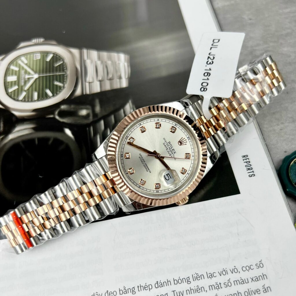 Rolex Replica Watch DateJust 126331 Gold Wrapped Sliver Dial GM Factory 41mm - Soul Replicas