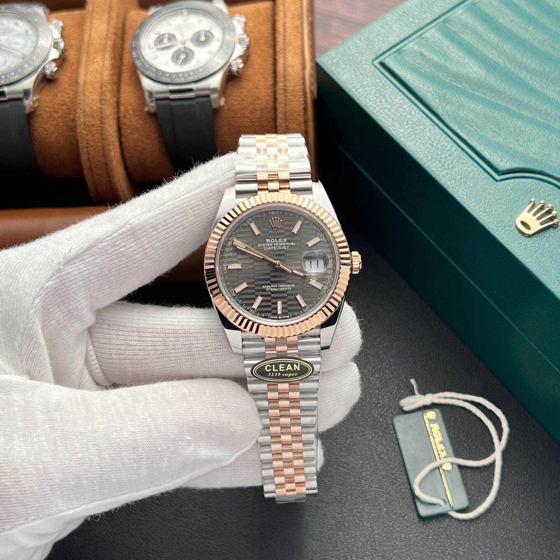 Rolex DateJust 126331 Replica Watch Demi Grey Dial Clean Factory 41mm - Soul Replicas