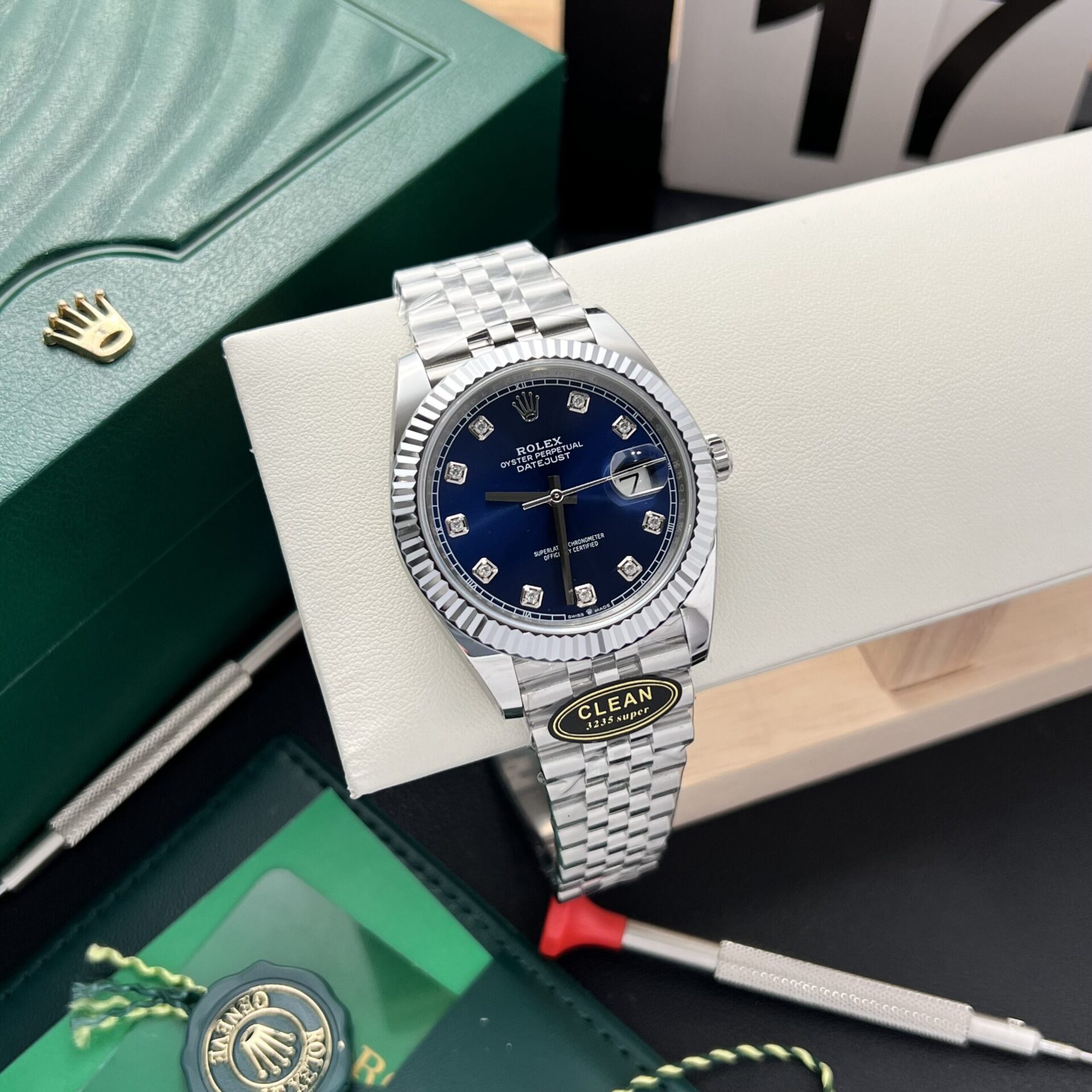 Rolex Replica Watch Datejust 126334 Blue Dial Clean Factory 41mm - Soul Replicas