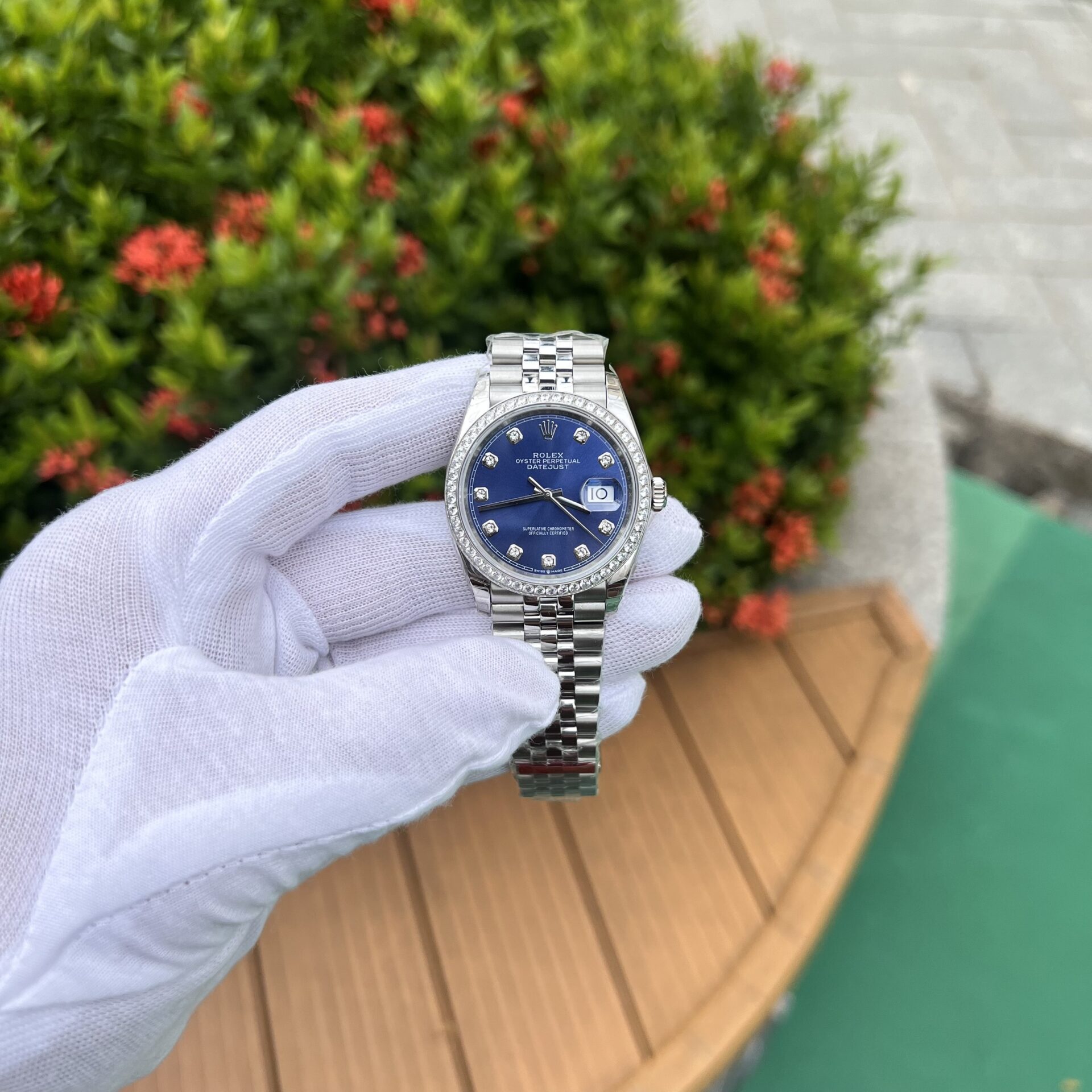 Rolex DateJust Blue Dial Replica 1:1 Watch Jubilee Strap EW Factory 36mm - Soul Replicas