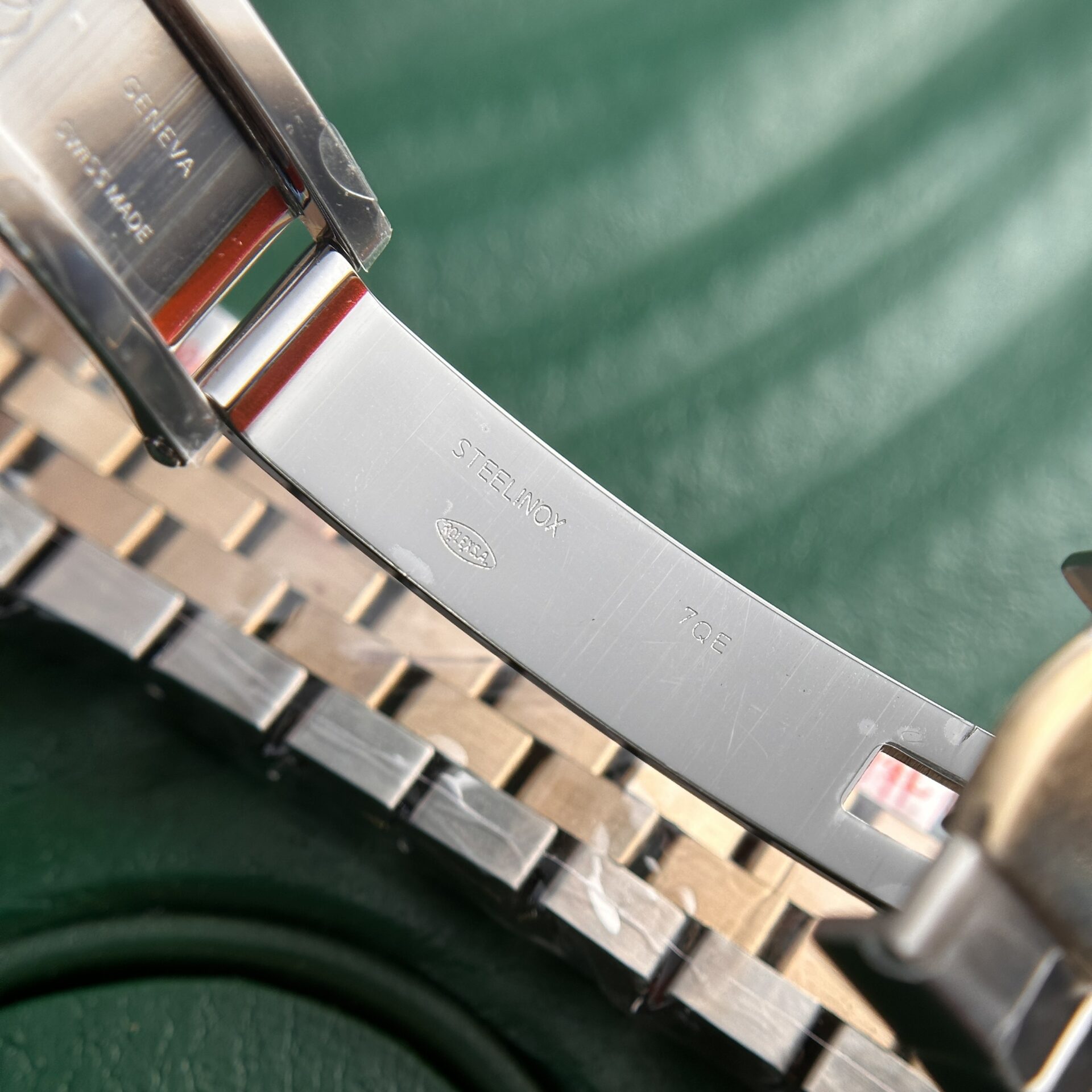 Rolex DateJust 18K Gold Wrapped Replica Watch Palm Leaf Dial GM 36mm - Soul Replicas